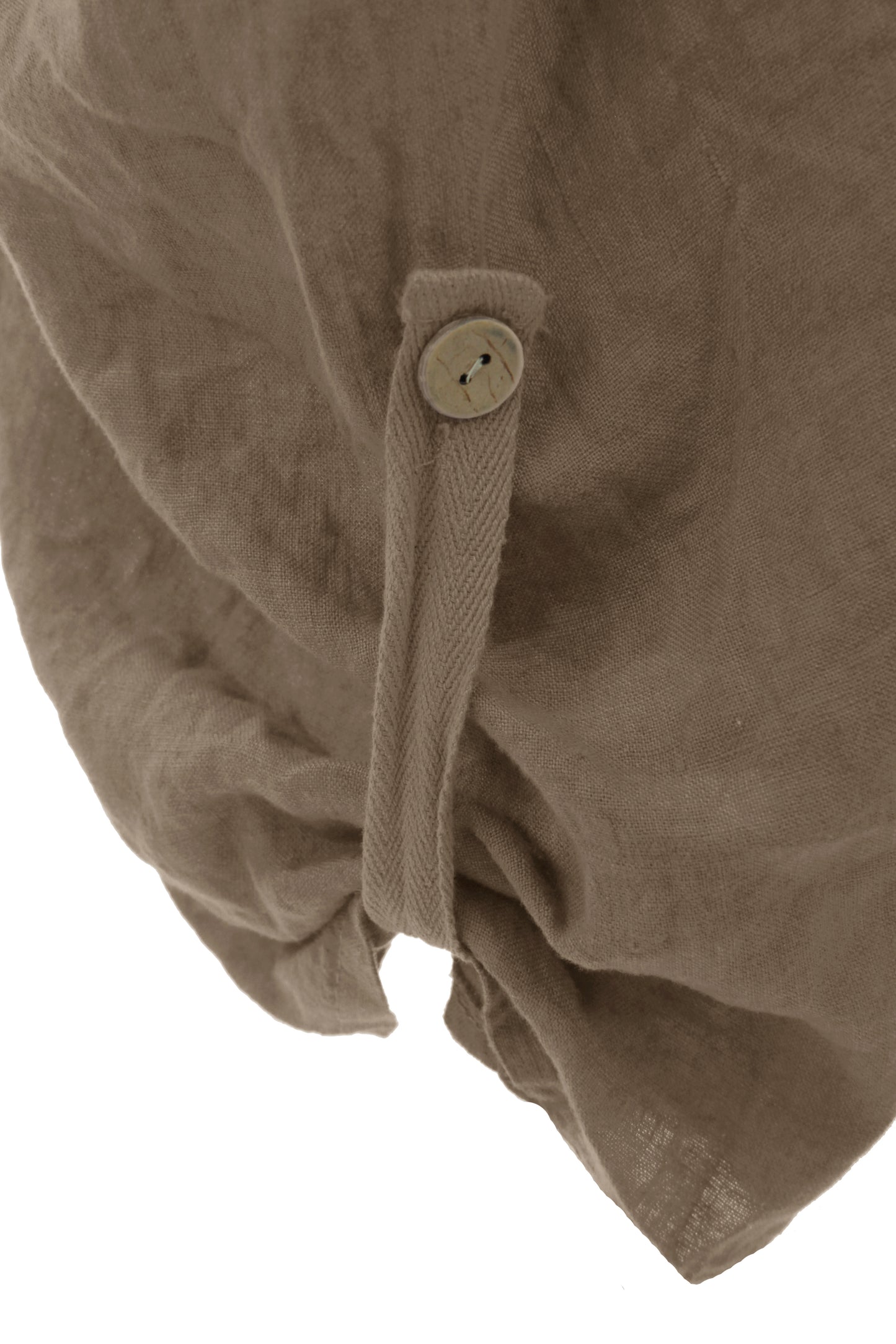 Flap Pocket Linen Jumpsuit