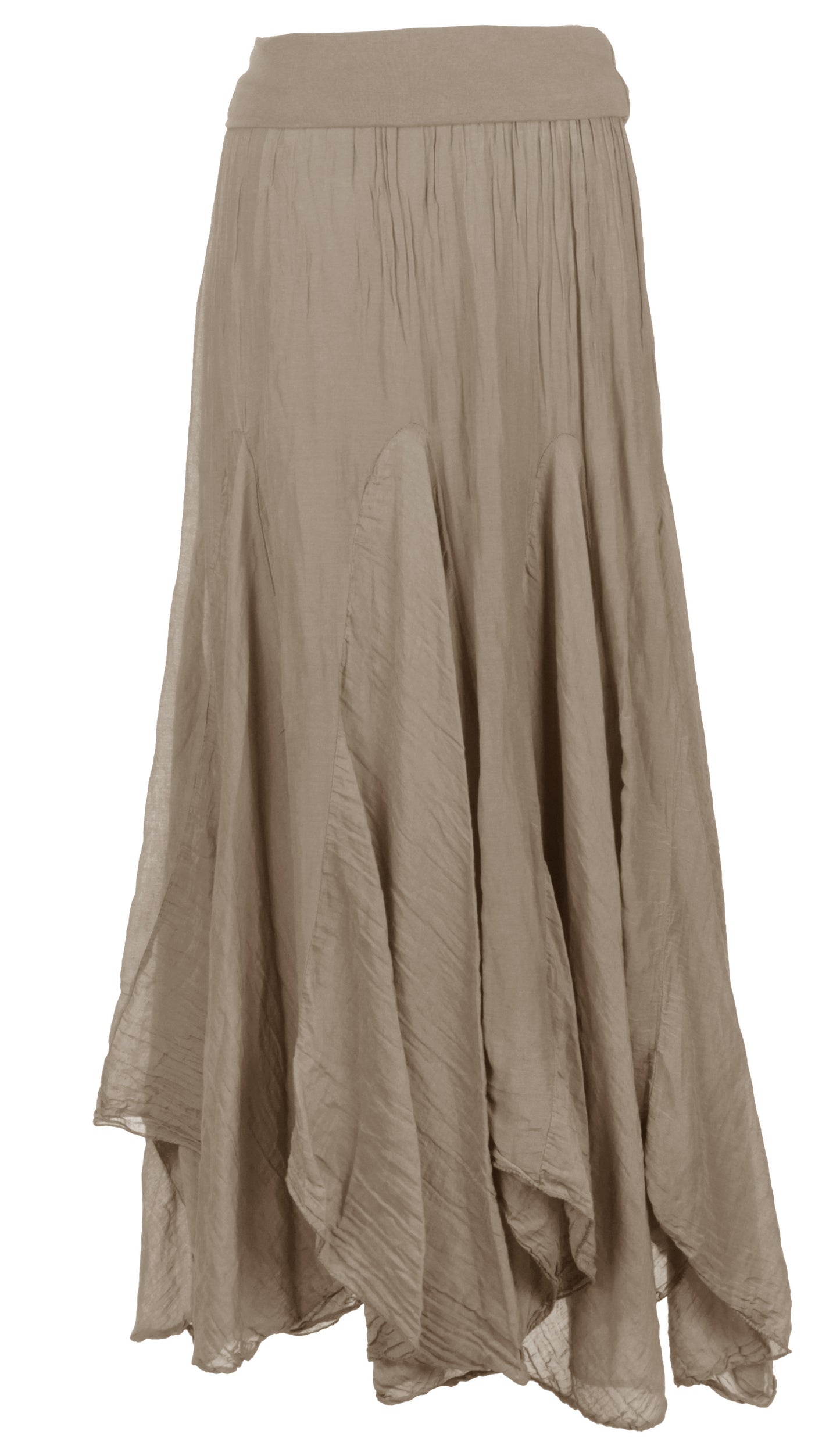 Silk Panel Skirt