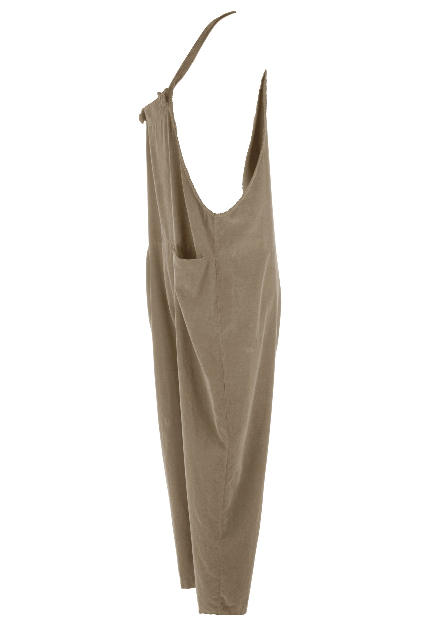 Corduroy Knot Dungarees