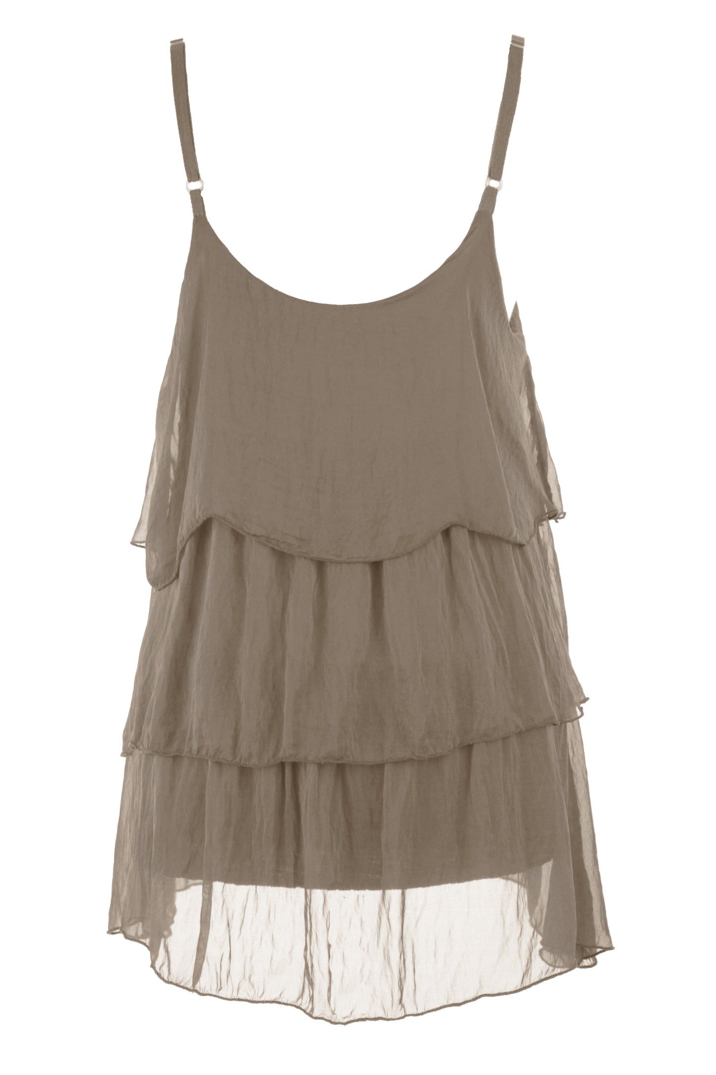 Ruffle Silk Top