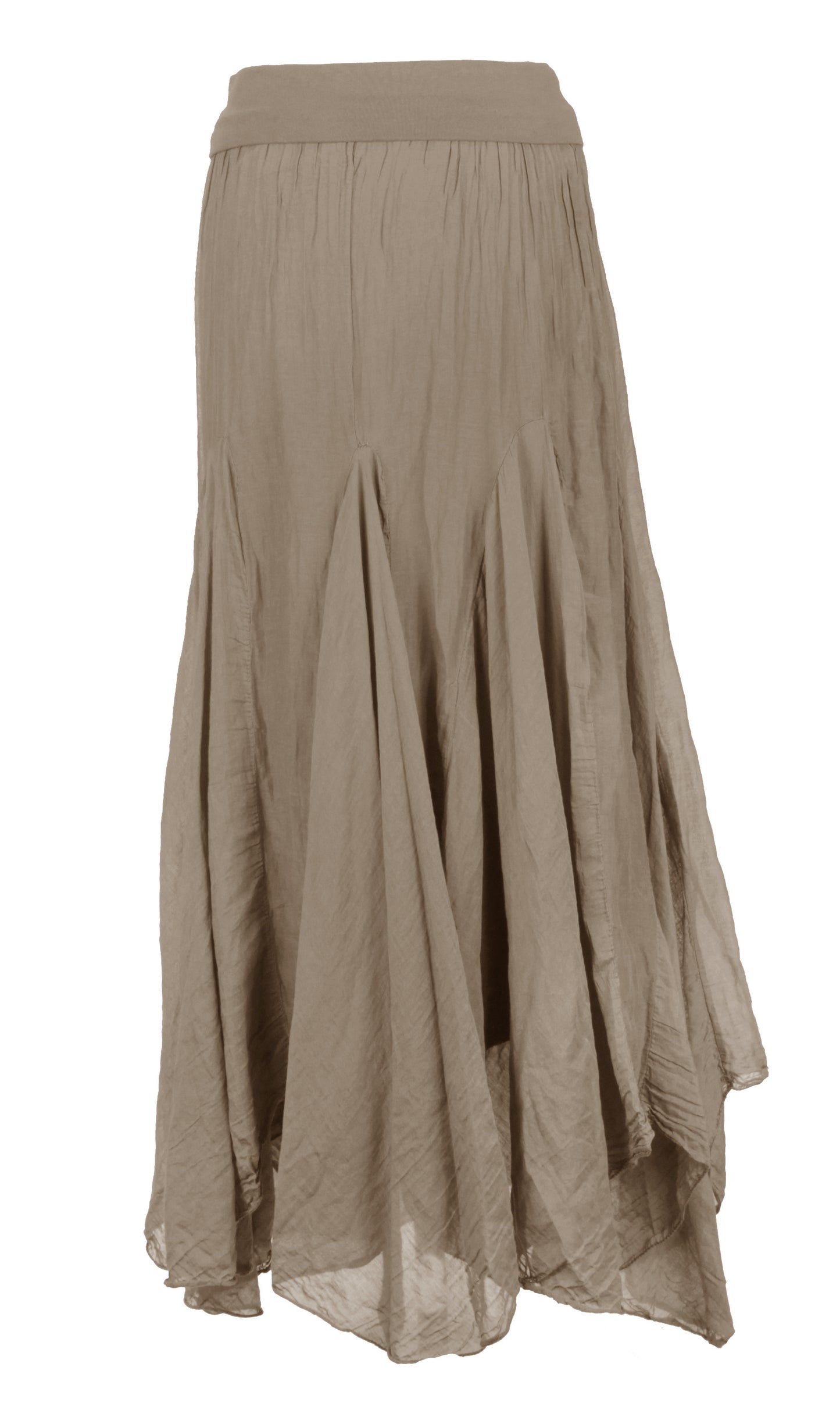 Silk Panel Skirt