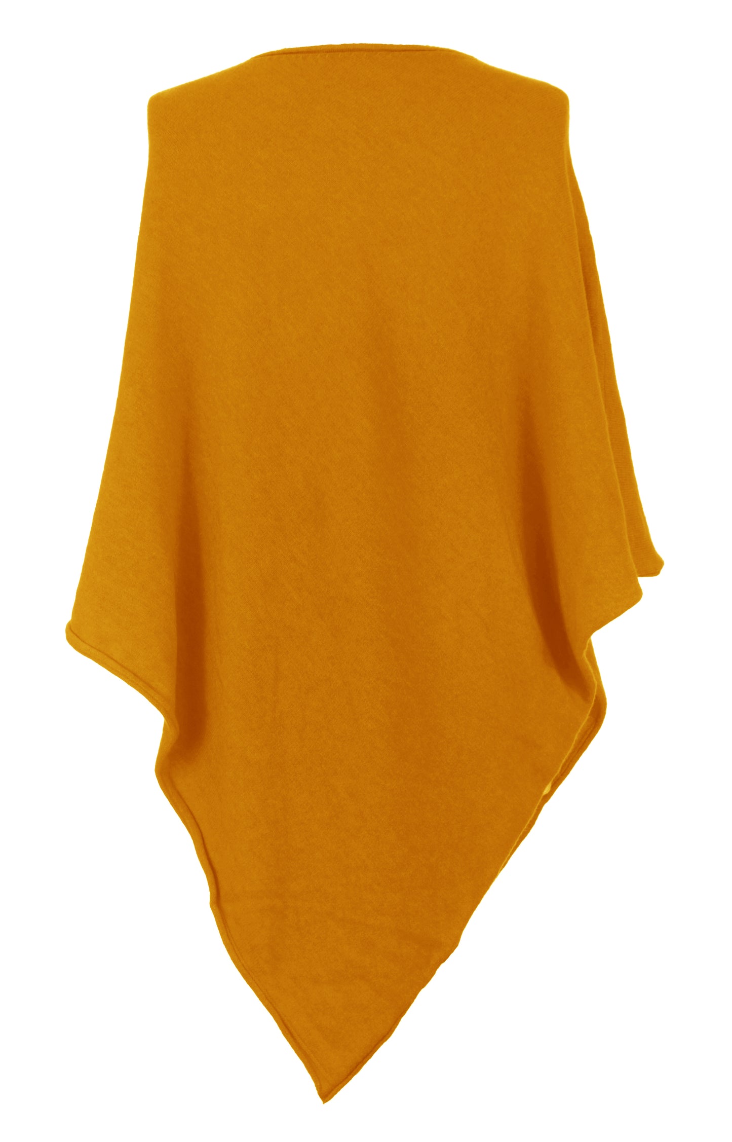 Asymmetric Alpaca Wool Poncho