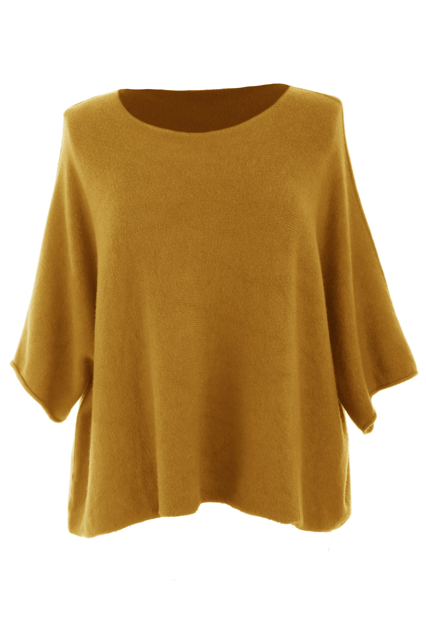 Batwing Short Sleeve Soft Knit Jumper