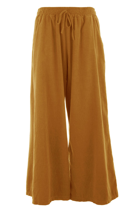 Wide Leg Corduroy Trouser