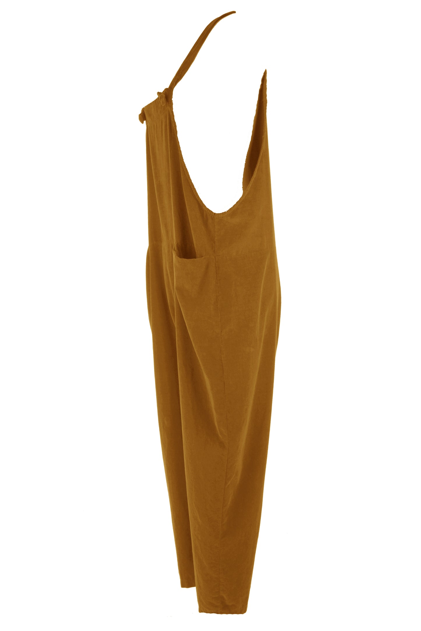 Corduroy Knot Dungarees