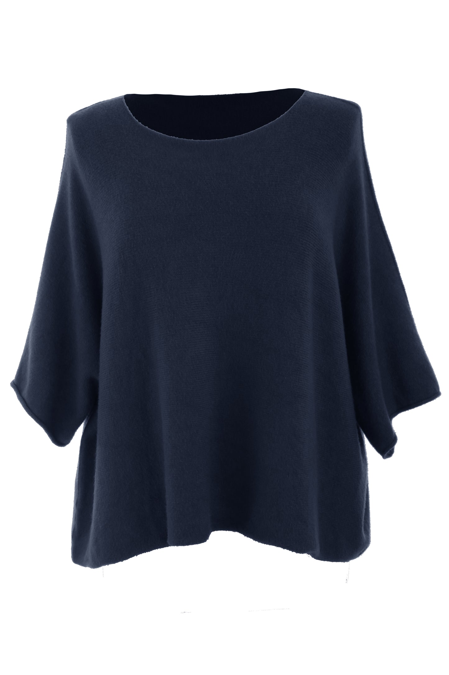 Batwing Short Sleeve Soft Knit Jumper