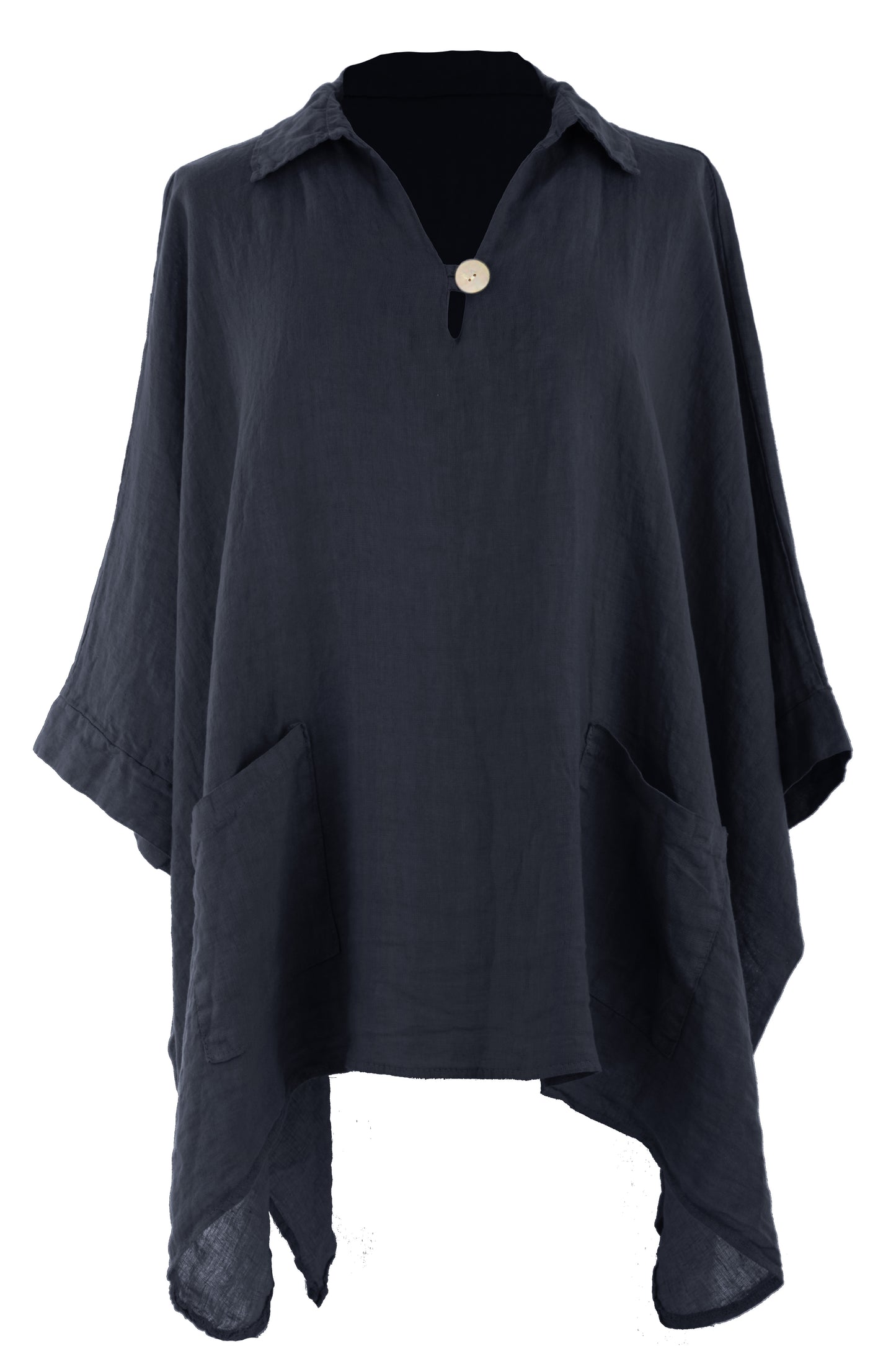 2 Pocket Linen Kaftan