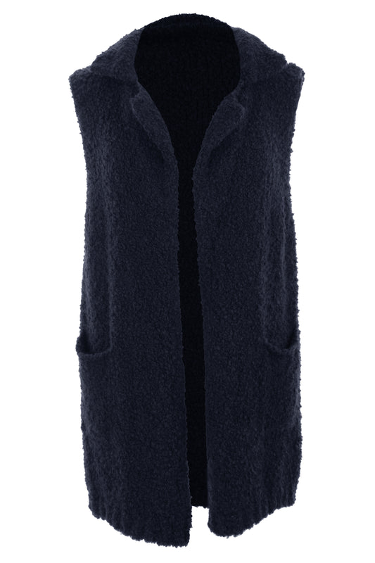 Alpaca Wool Boucle Gilet