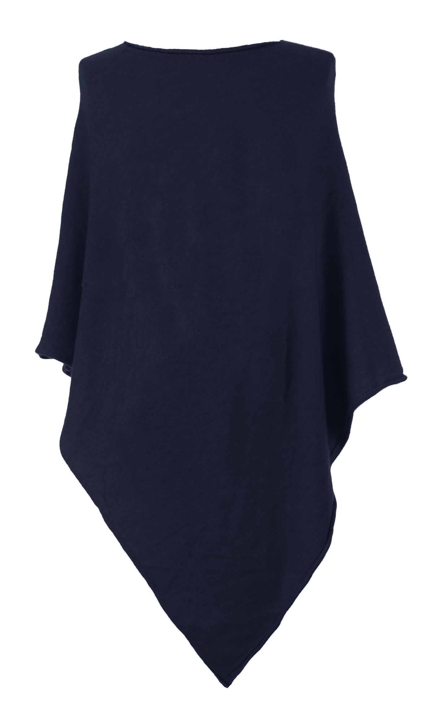 Asymmetric Alpaca Wool Poncho