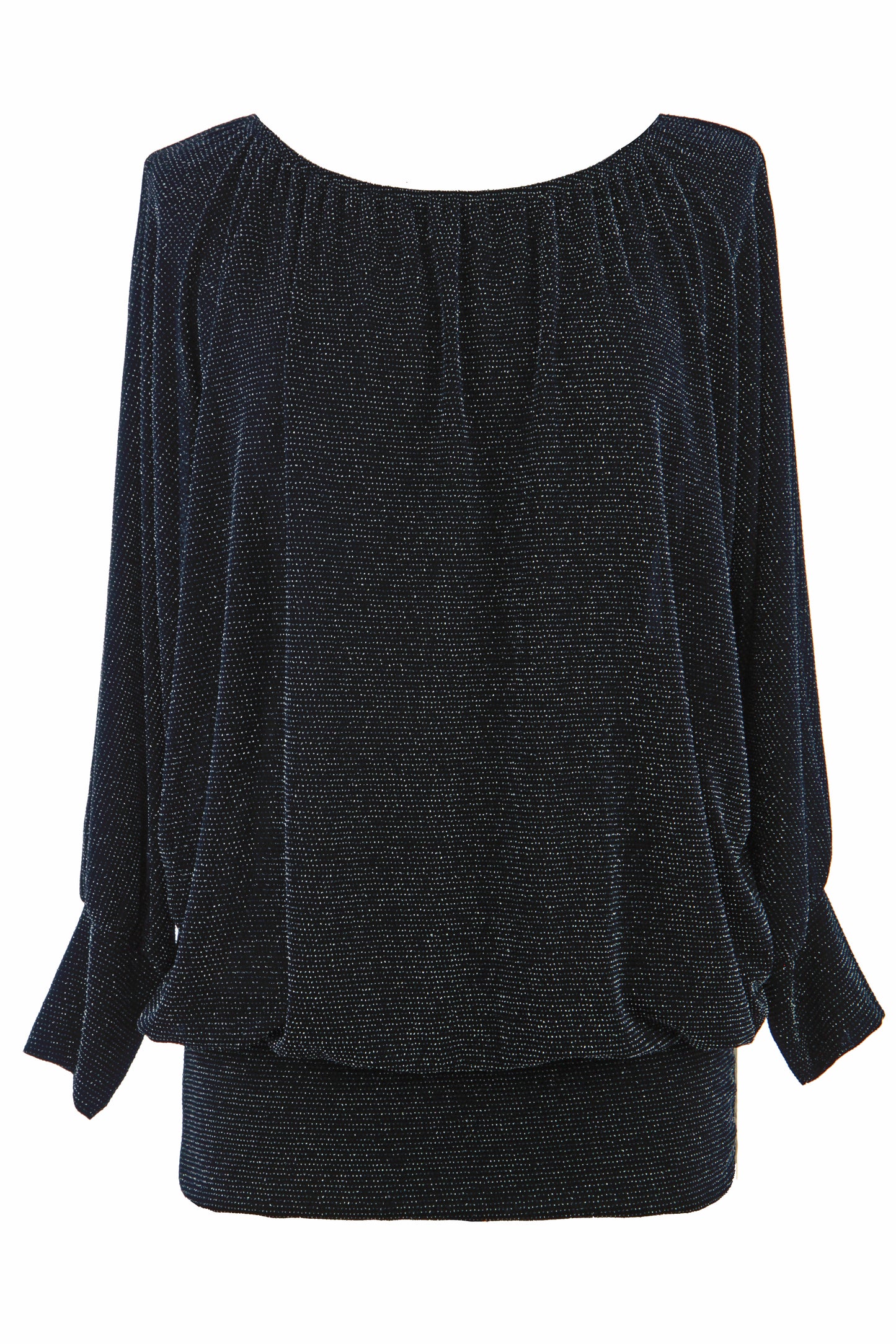 Pleat Detail Lurex Top
