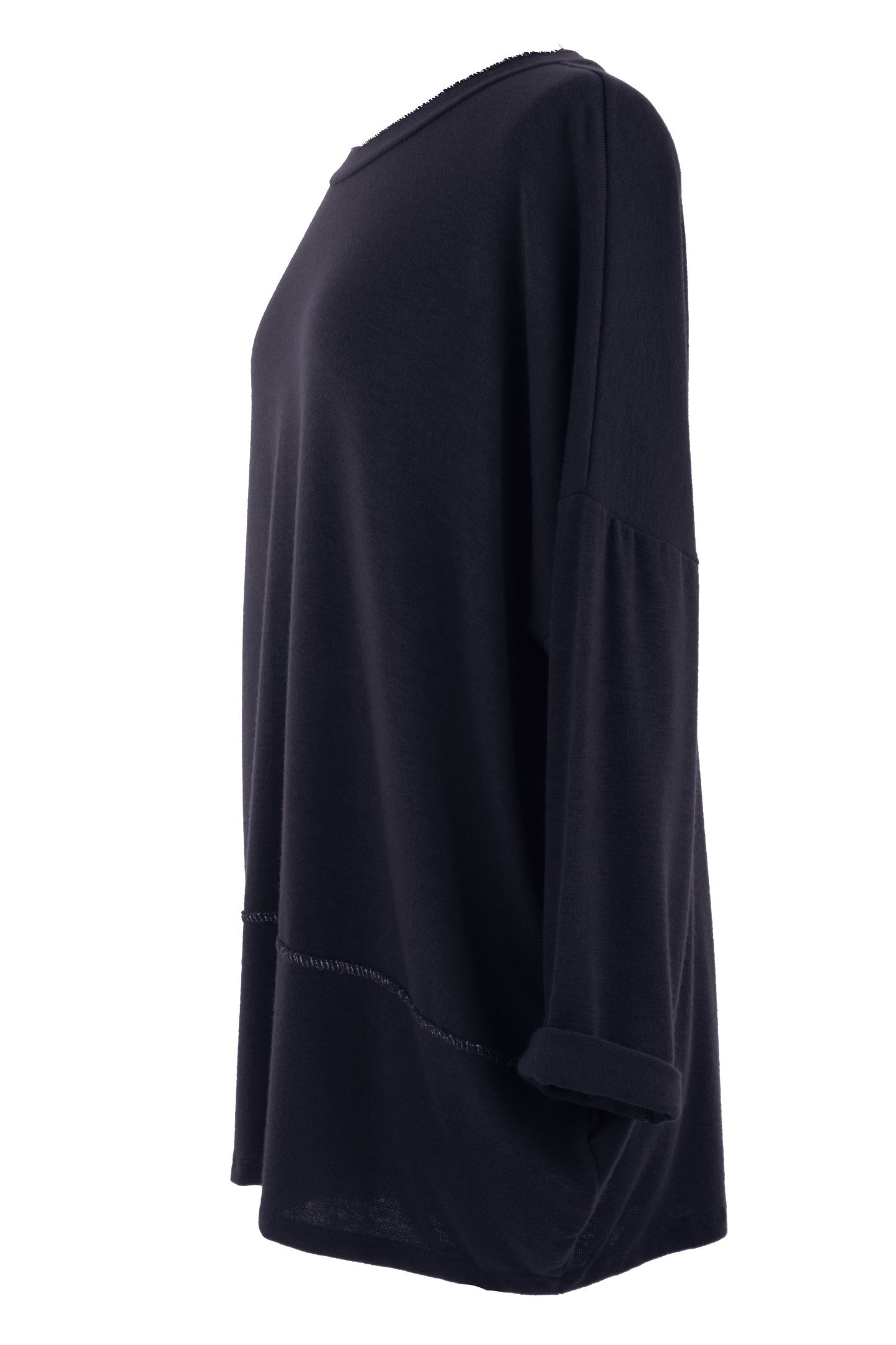 Lurex Trim Soft Knit Necklace Jumper