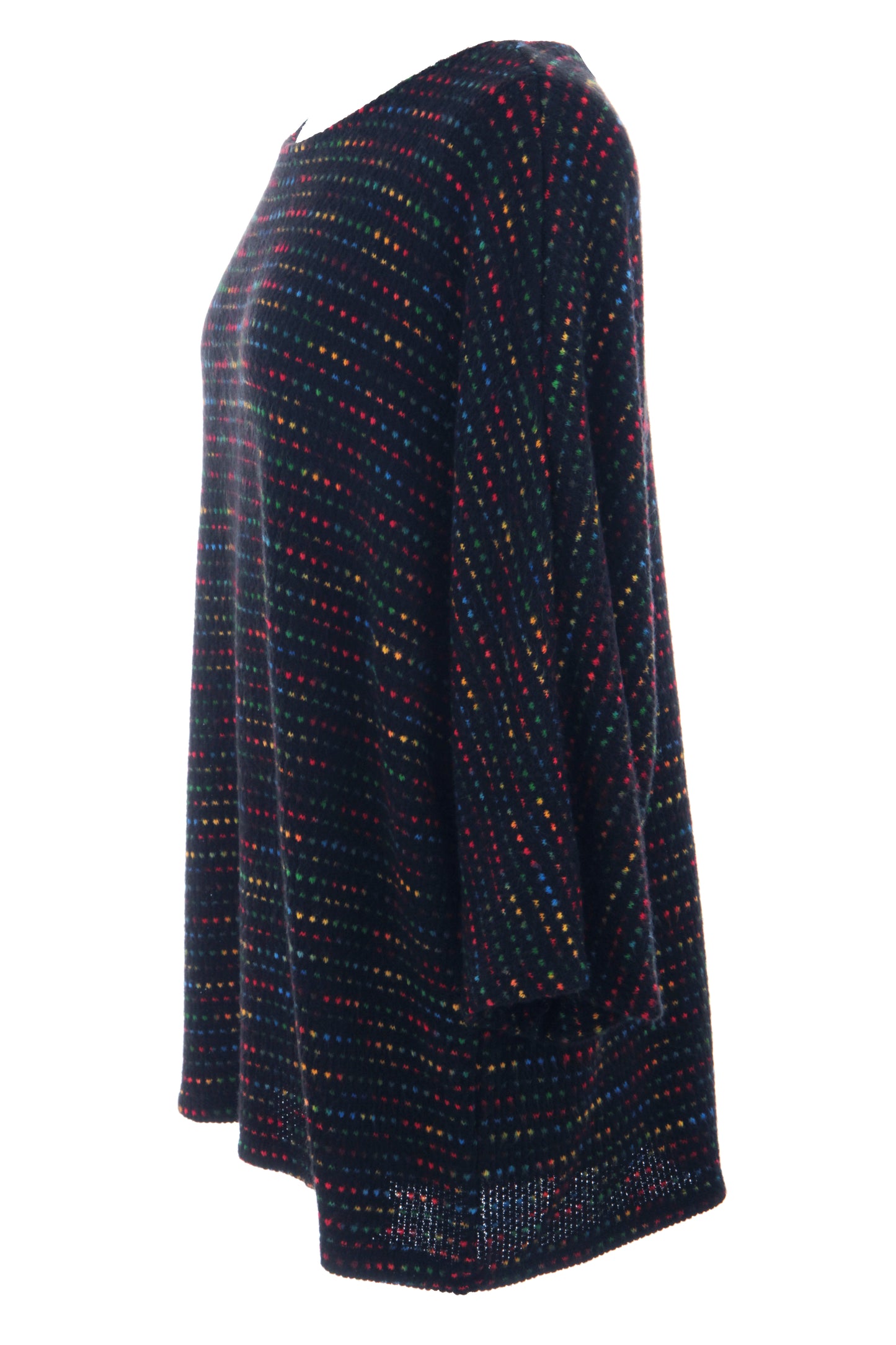 Batwing Tweed Necklace Top