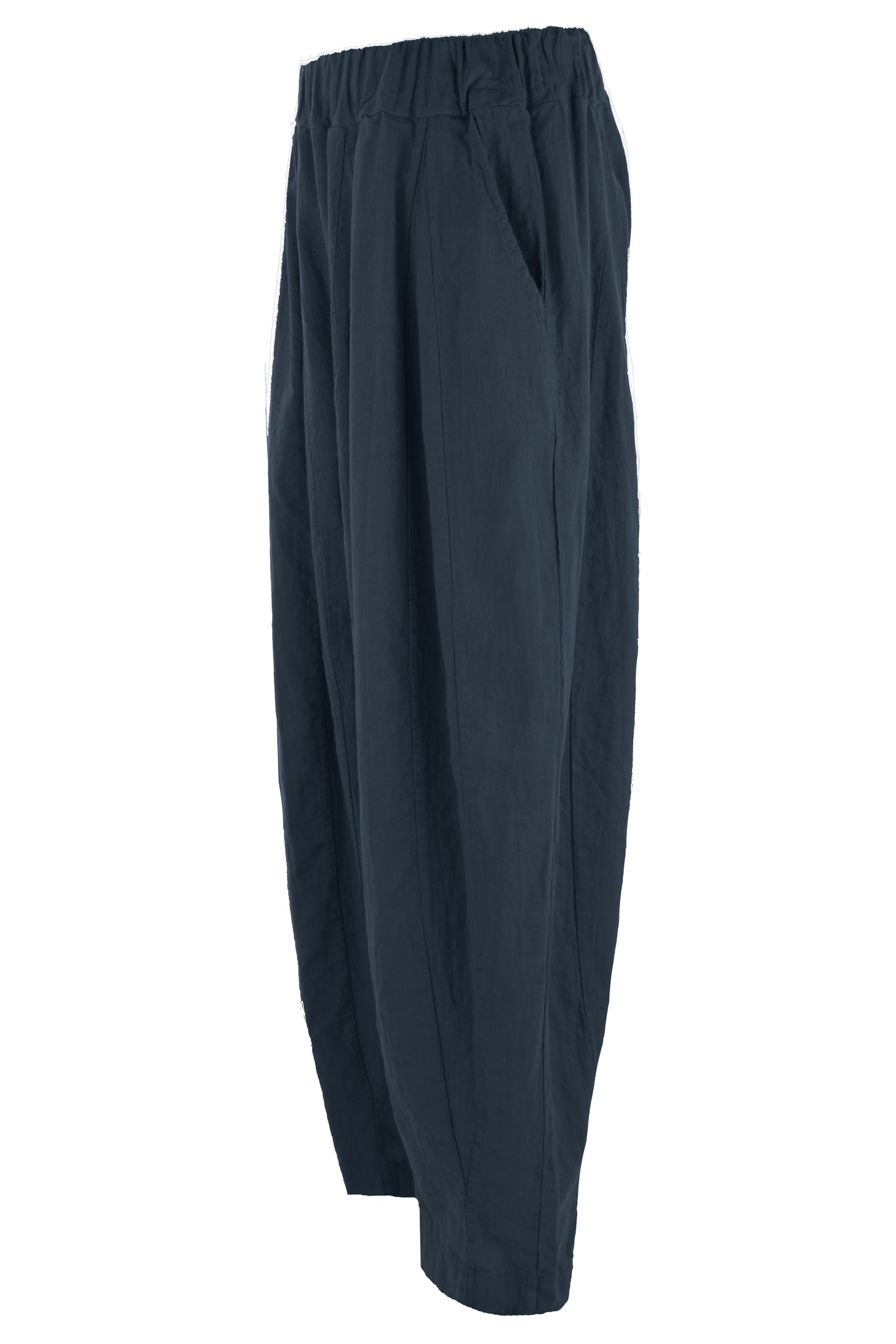 Panel Detail Linen Trouser