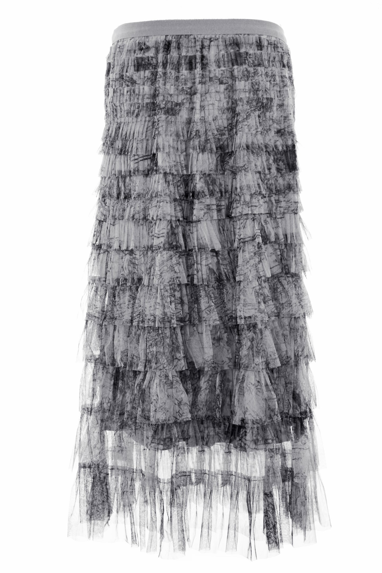 Abstract Print Rara Tulle Skirt
