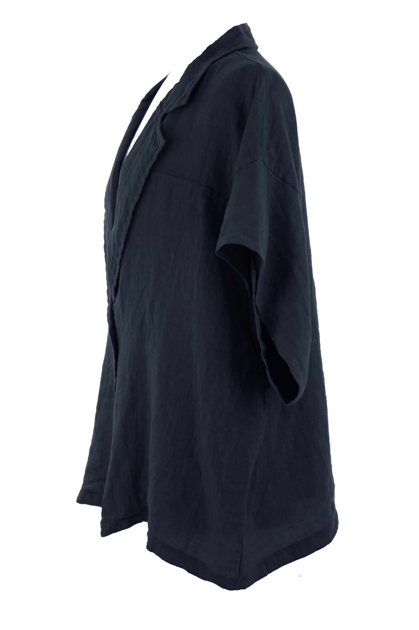 One Button Linen Jacket