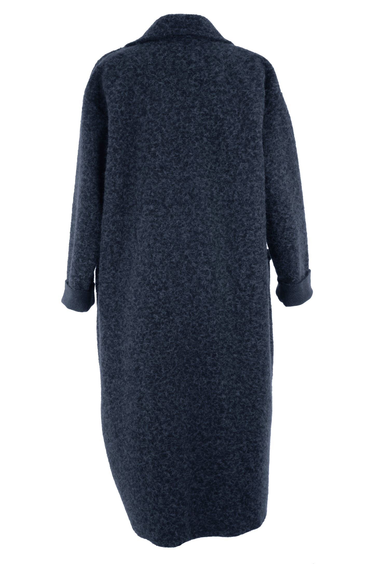 Collar 2 Button Textured Coat
