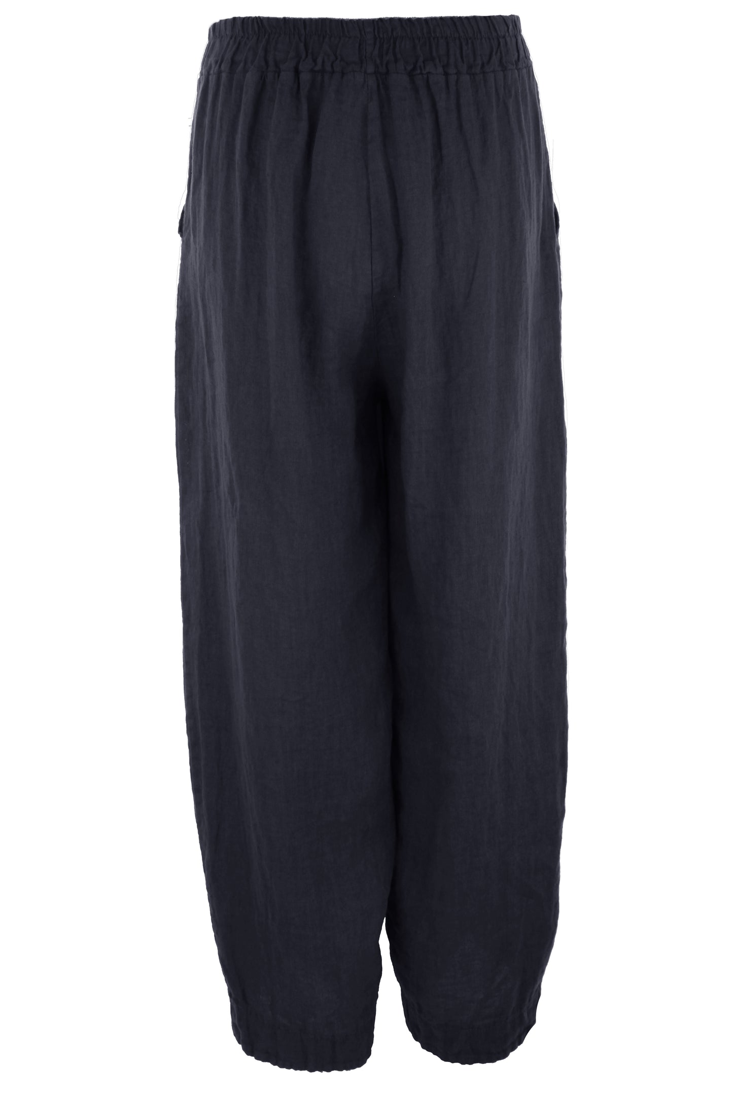 Hi Low Ankle Linen Trouser