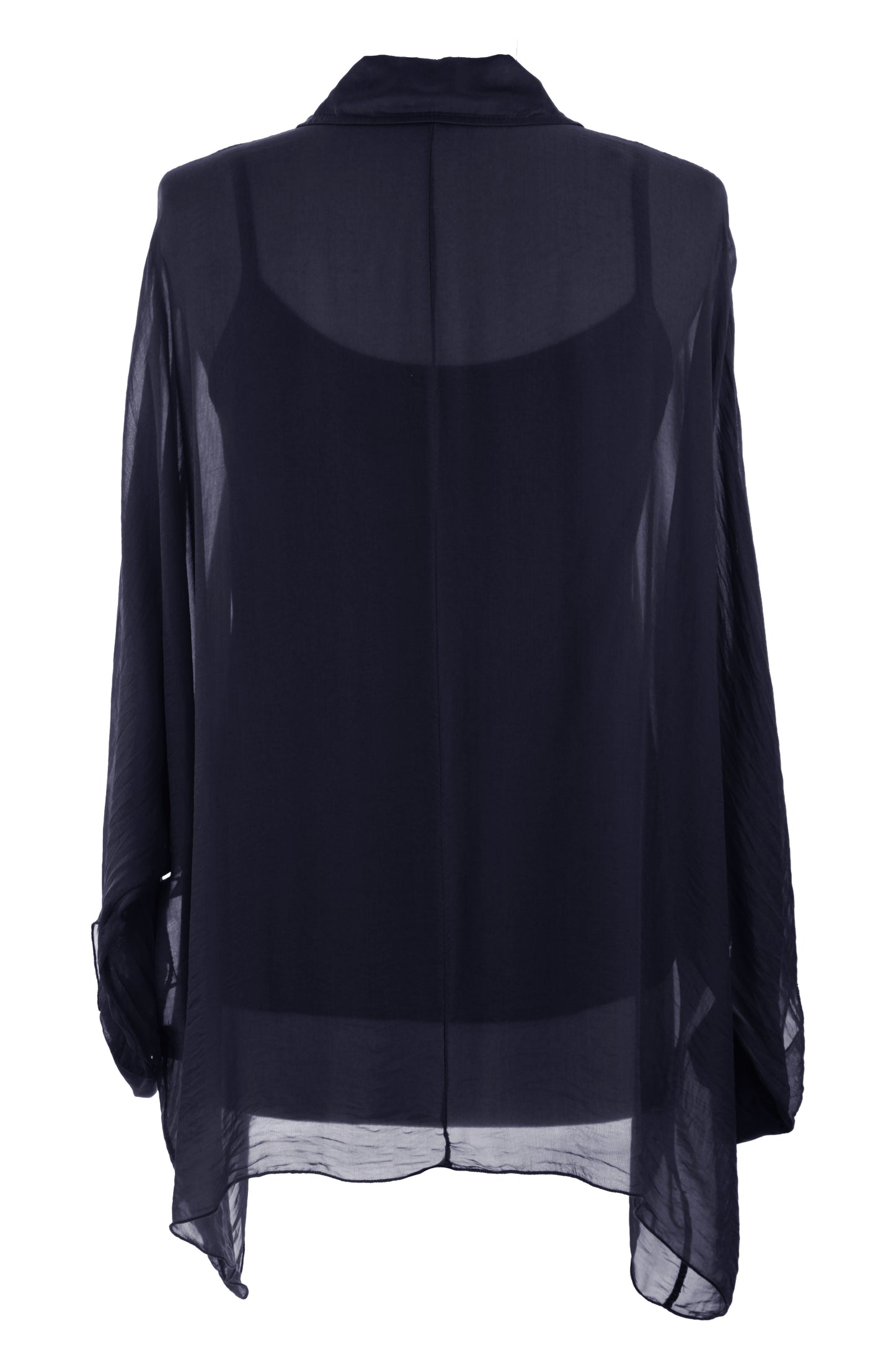 2 Piece Silk Shirt with Vest