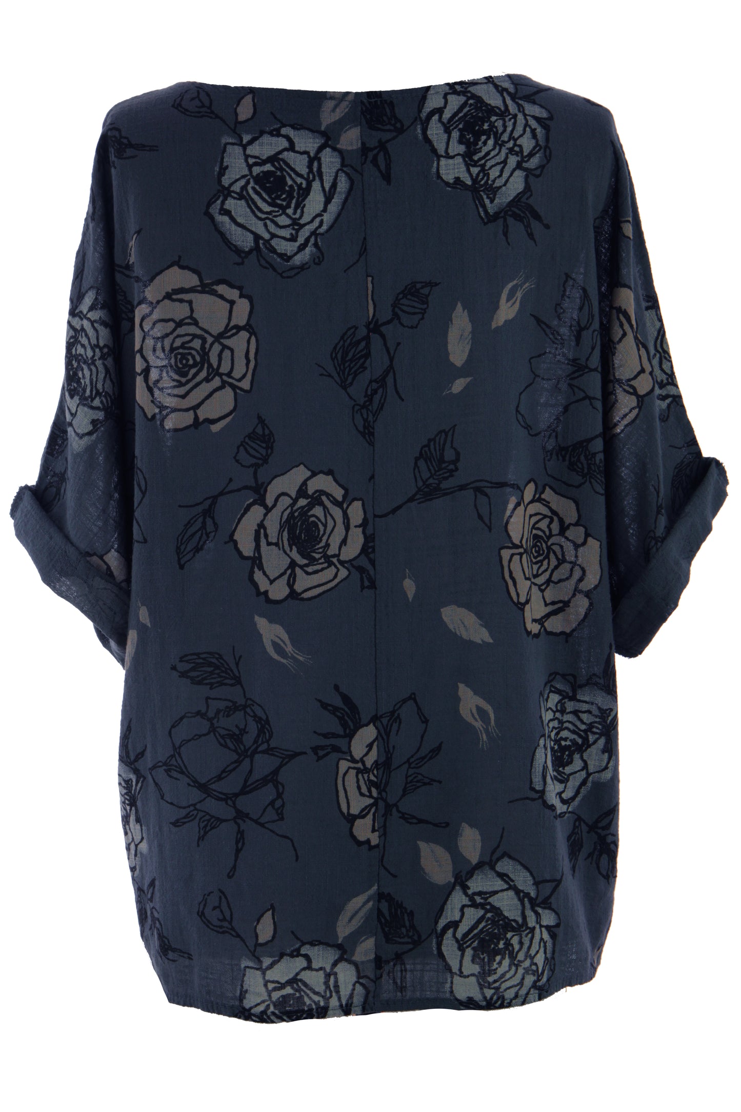 Rose Print Cotton Top
