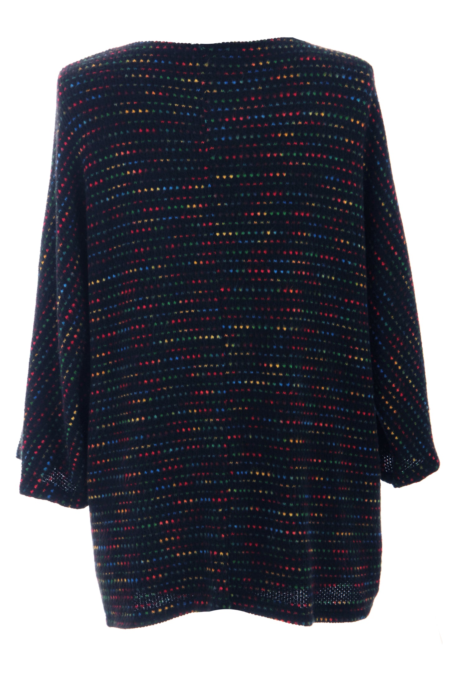 Batwing Tweed Necklace Top