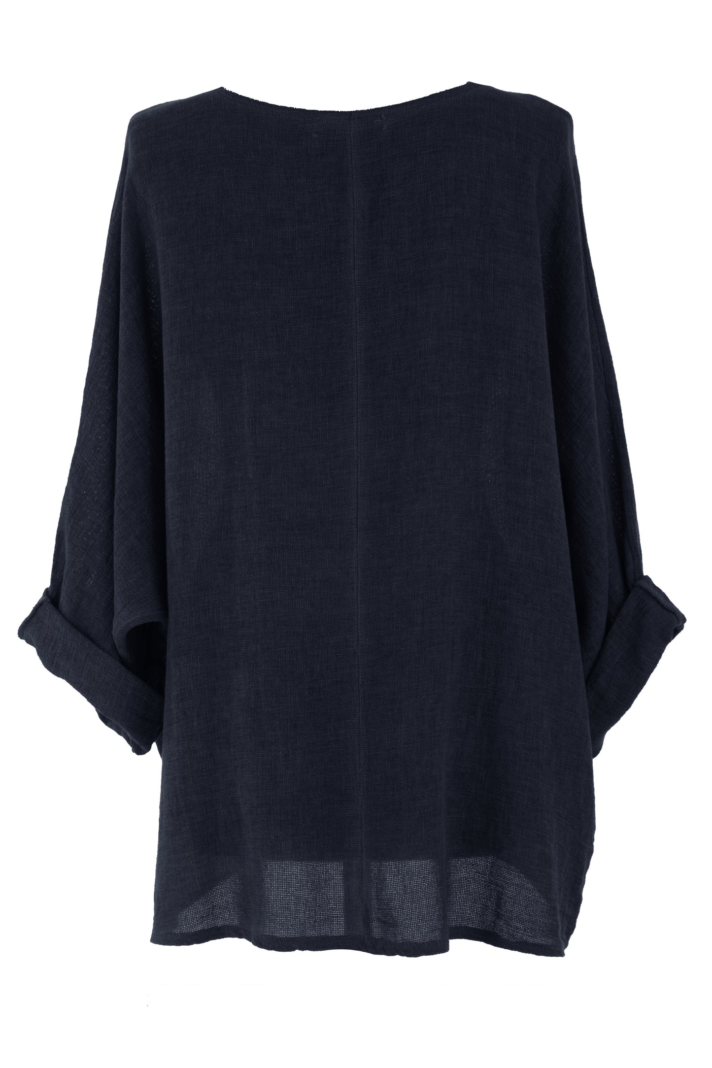 One Button Linen Cardigan