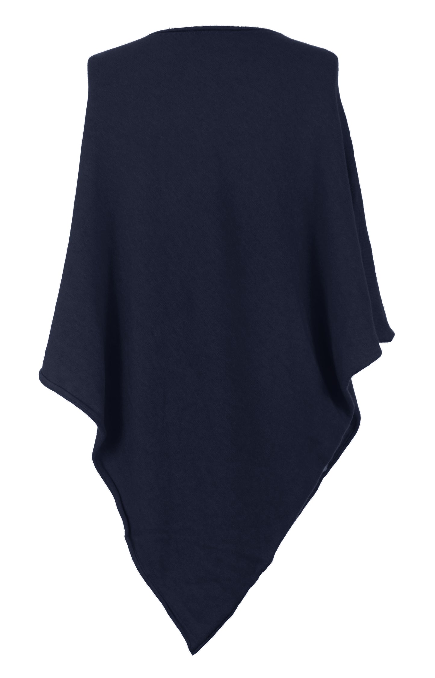 Asymmetric Alpaca Wool Poncho