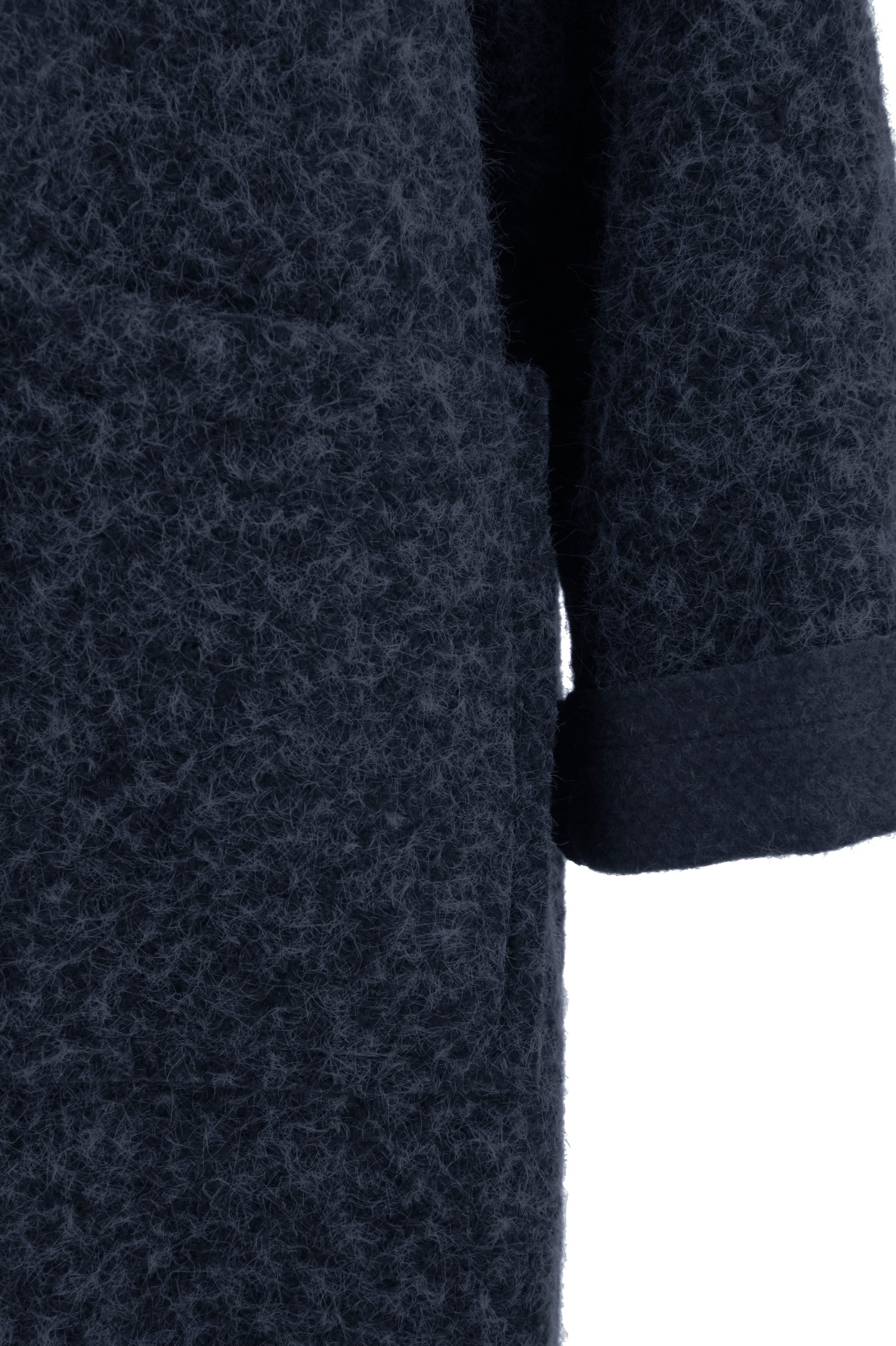 Collar 2 Button Textured Coat