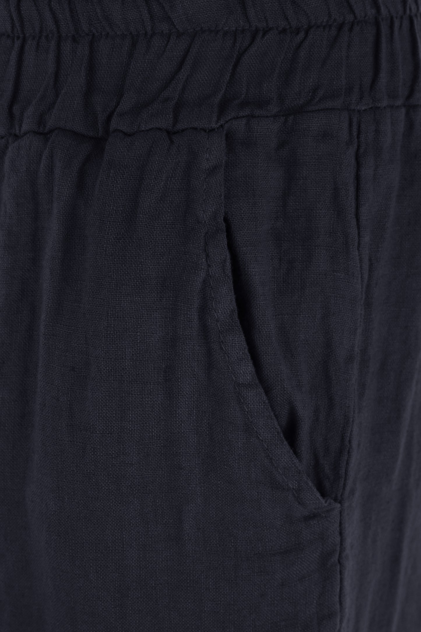 Hi Low Ankle Linen Trouser