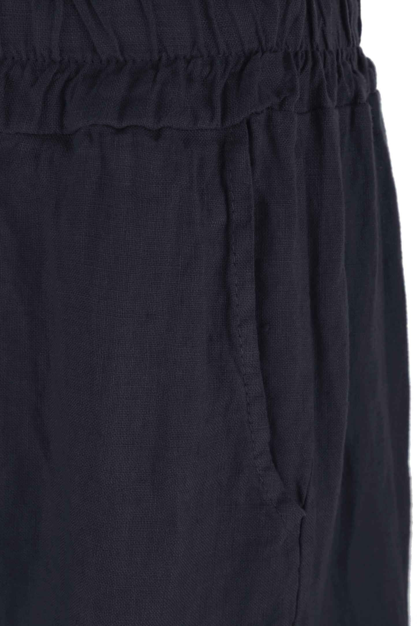 2 Pocket Barrel Leg Linen Trouser