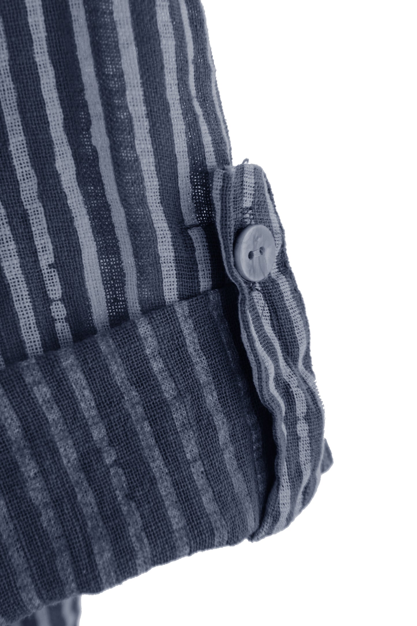 Stripe Hi Low Cotton Shirt