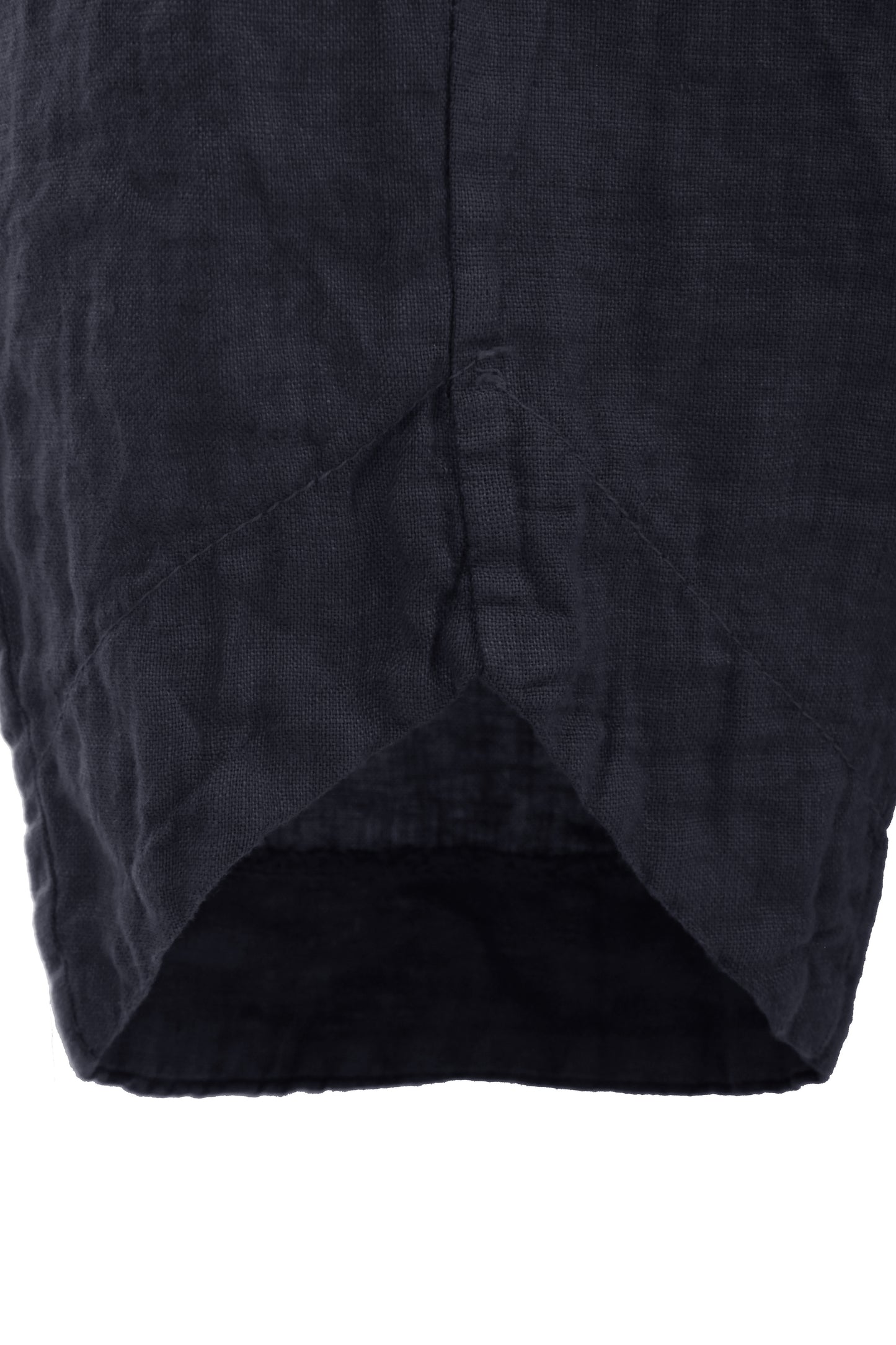 Hi Low Ankle Linen Trouser