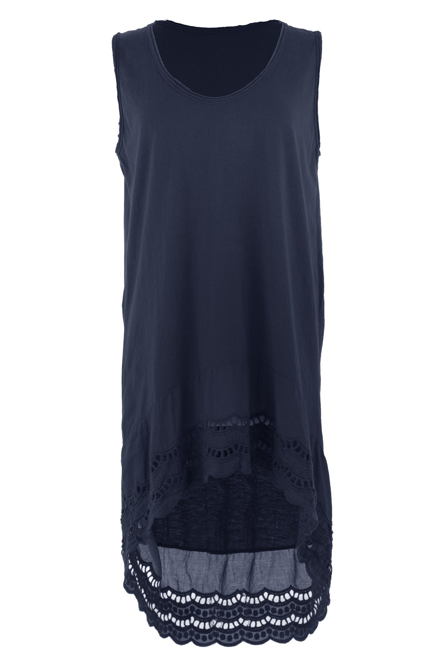 Broderie Anglaise Hem Tunic
