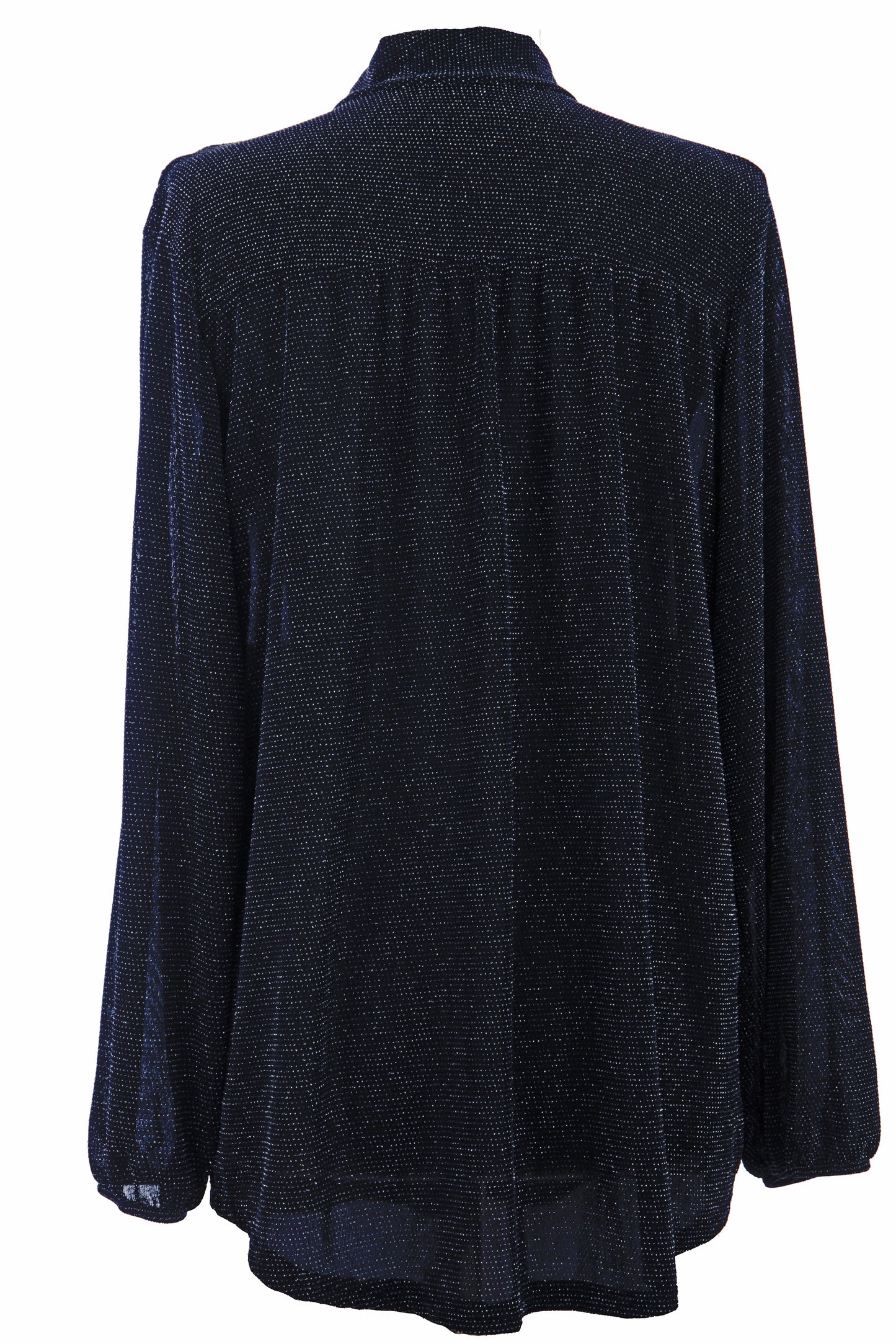 Tie Neck Lurex Top