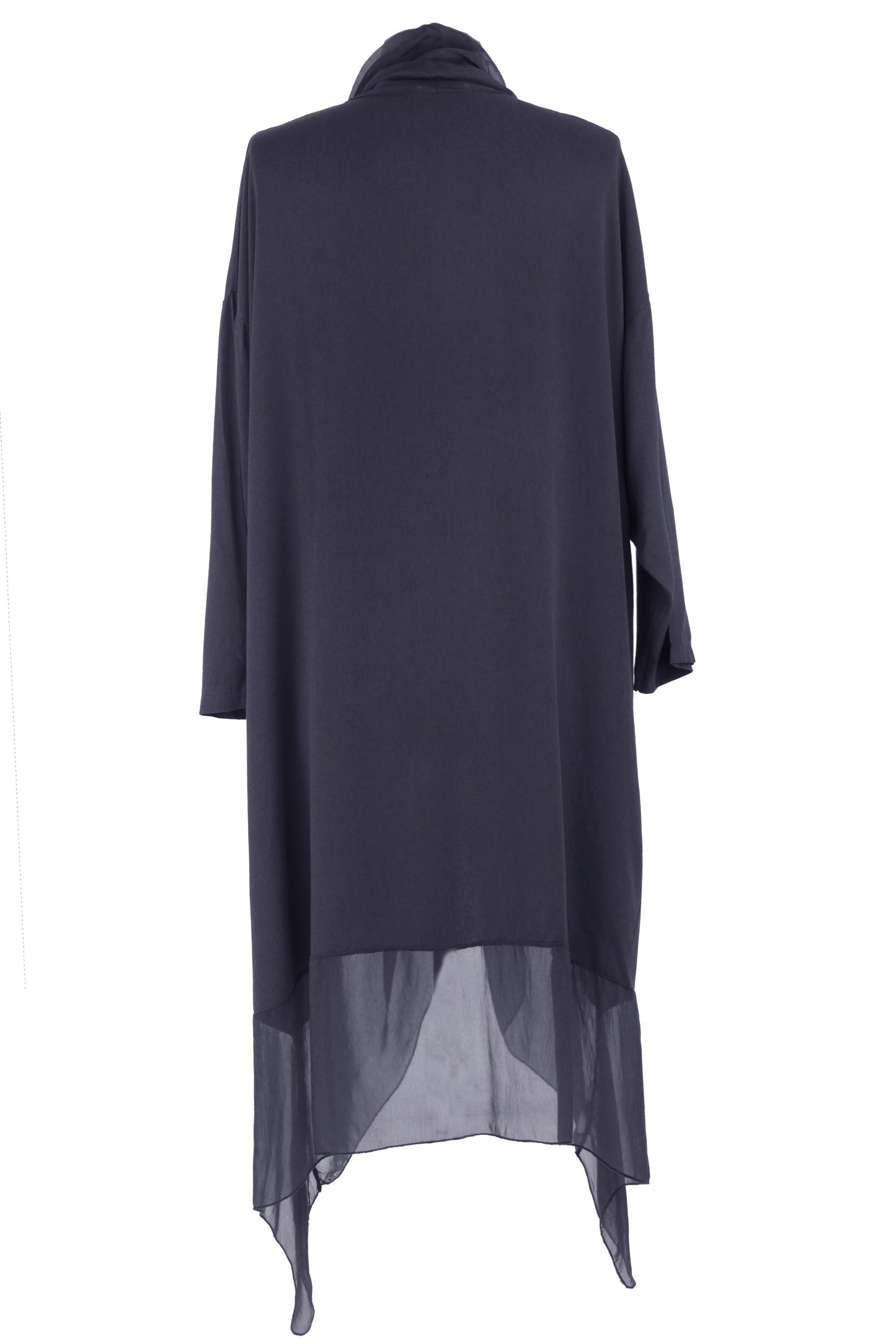 Crossover Silk Panel Tunic