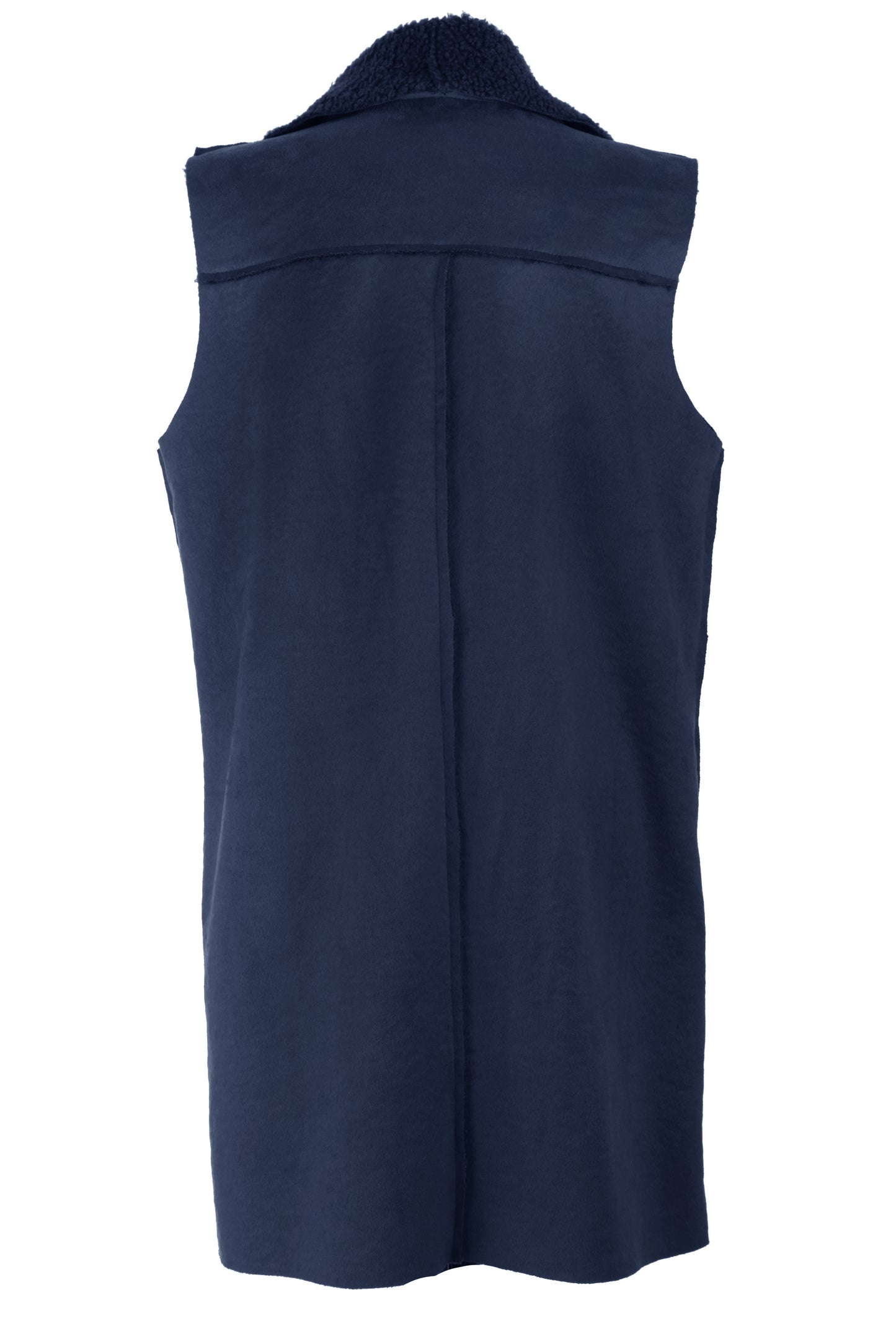 Waterfall Faux Suede Gilet