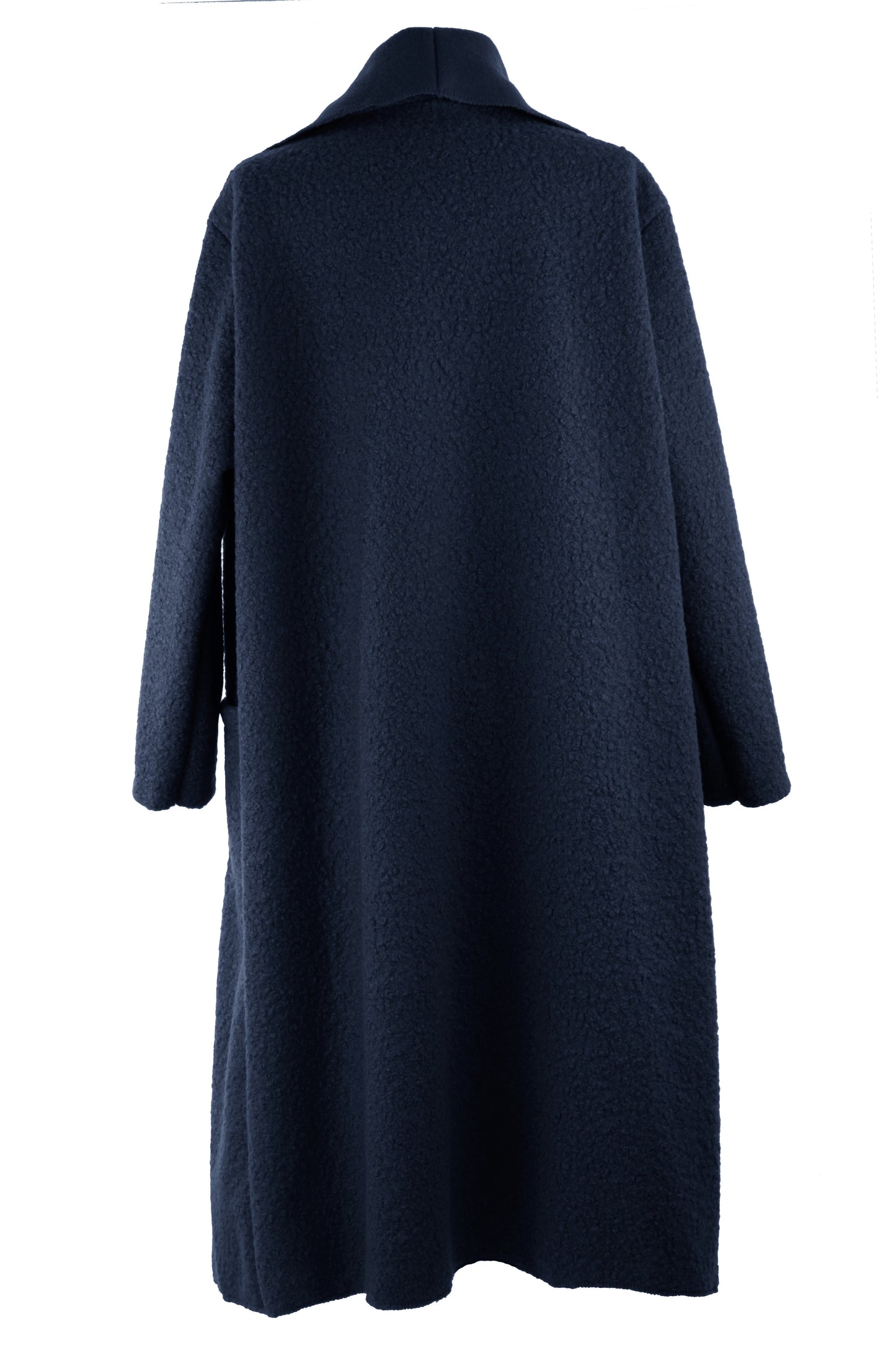 Plain Boucle Coat