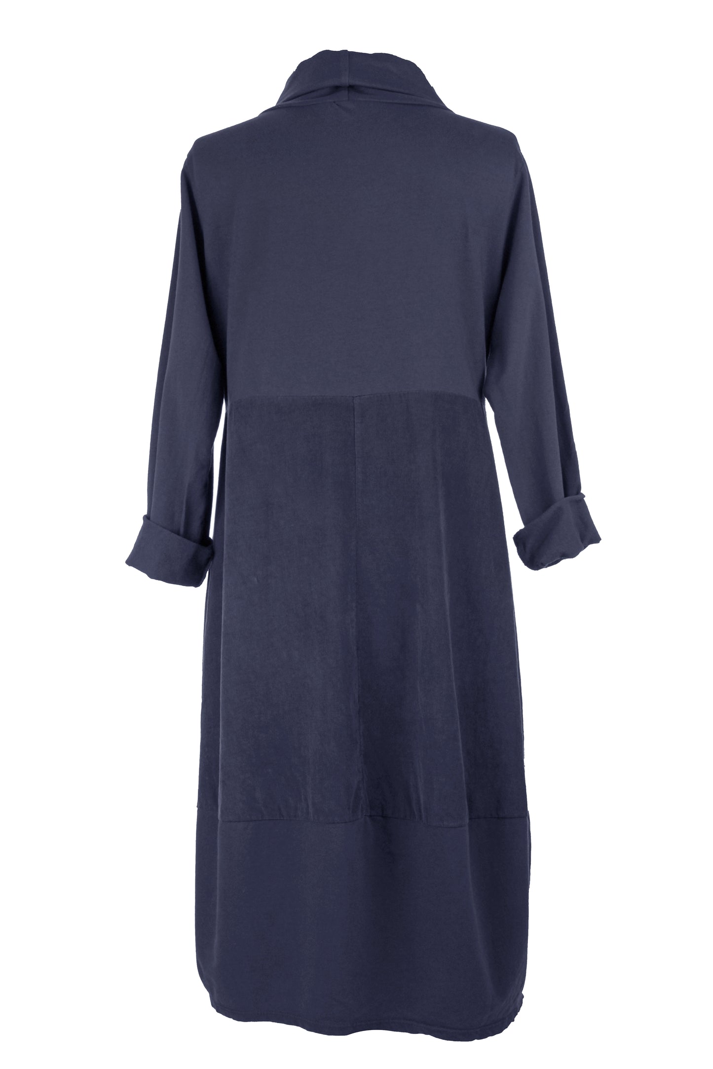 Cowl Corduroy Panel Midi
