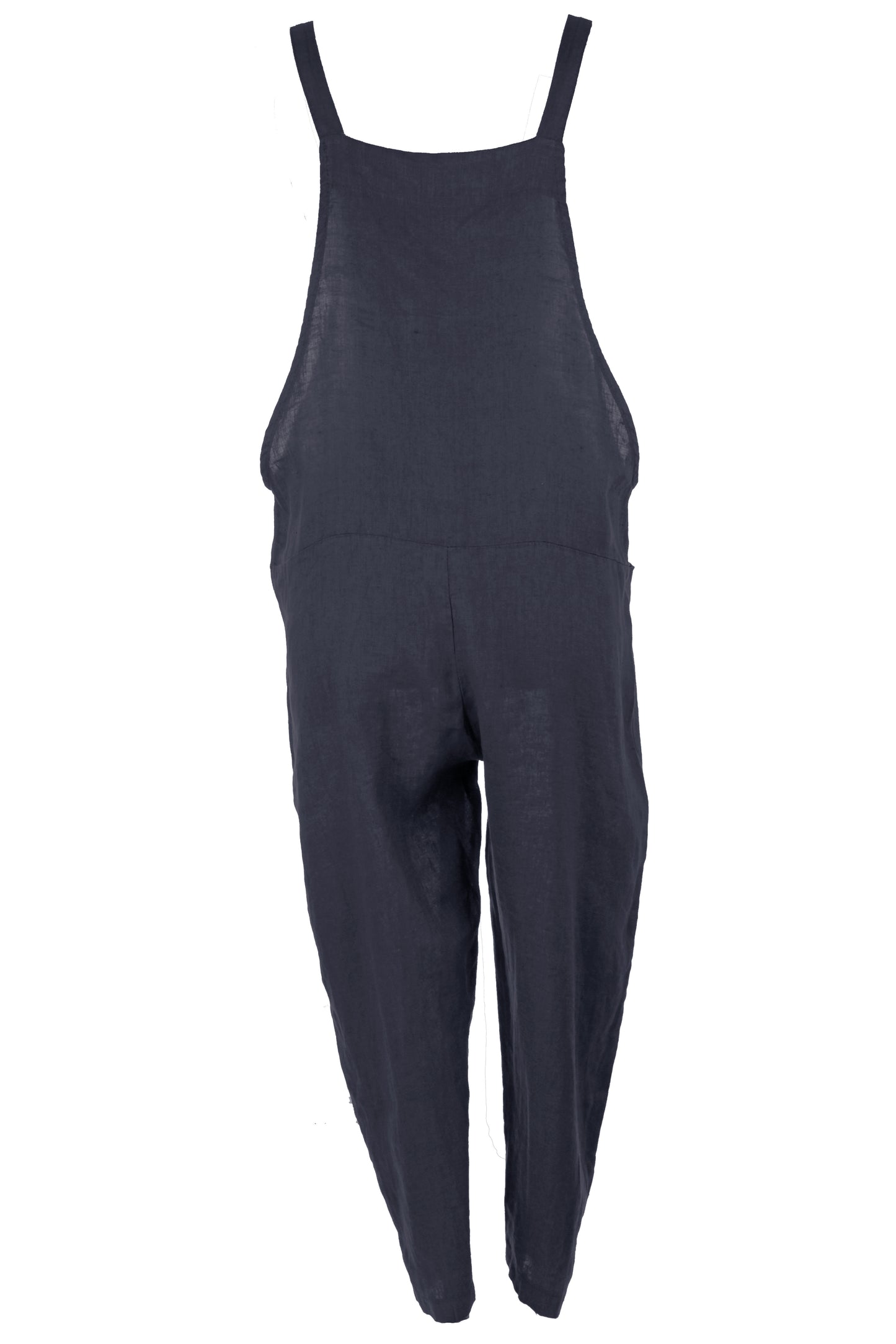 Tie Knot Linen Dungarees