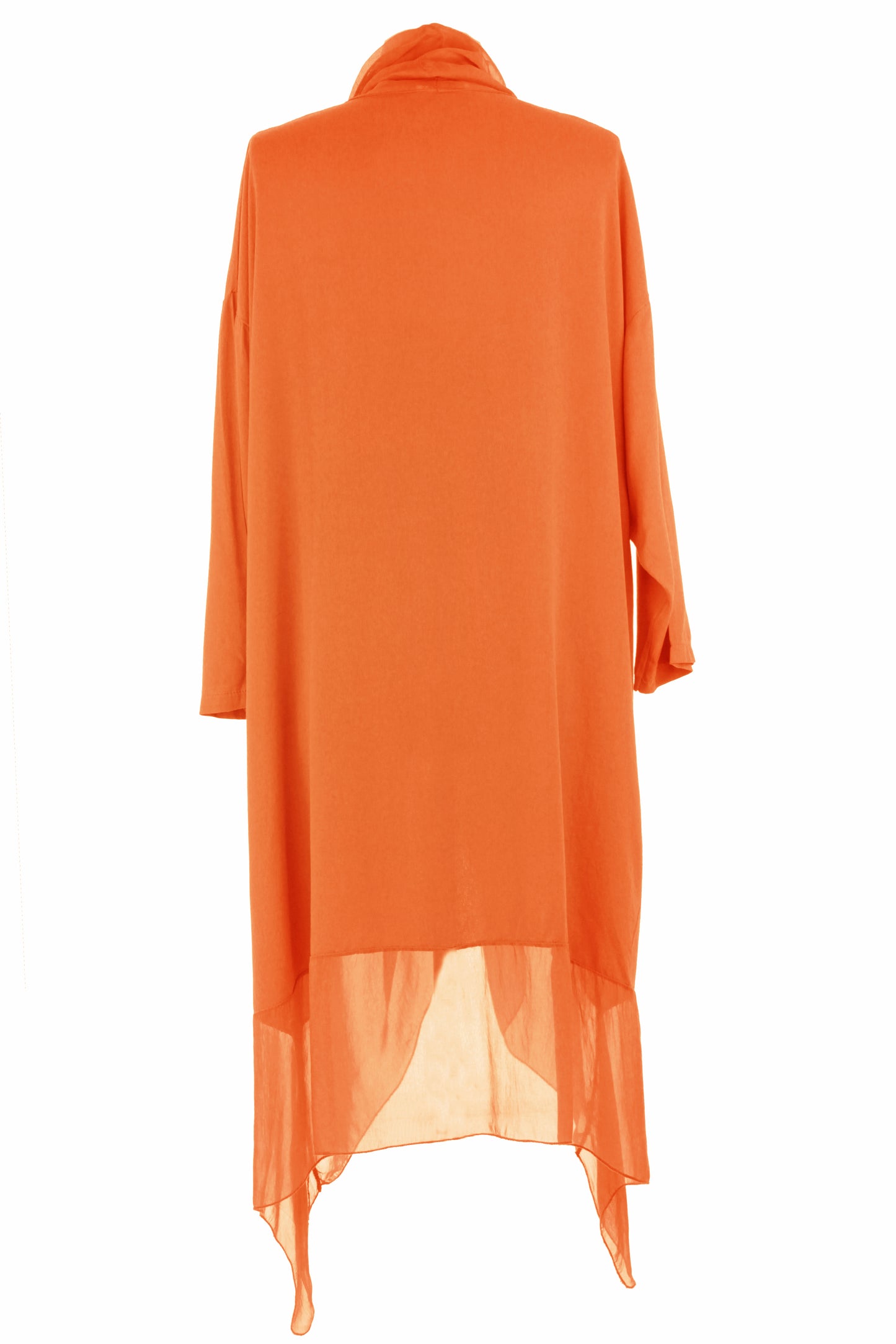 Crossover Silk Panel Tunic