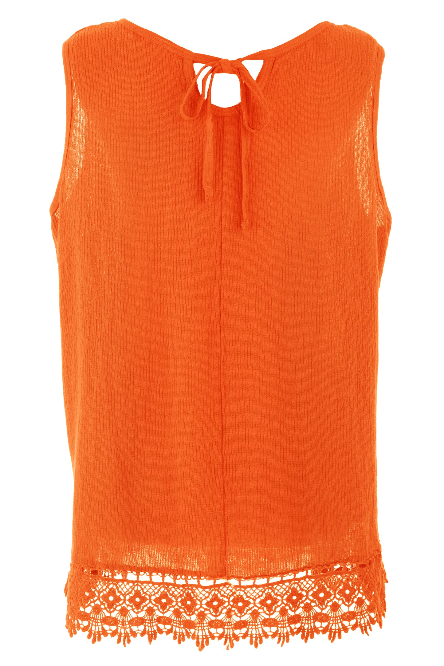 Crochet Trim Vest