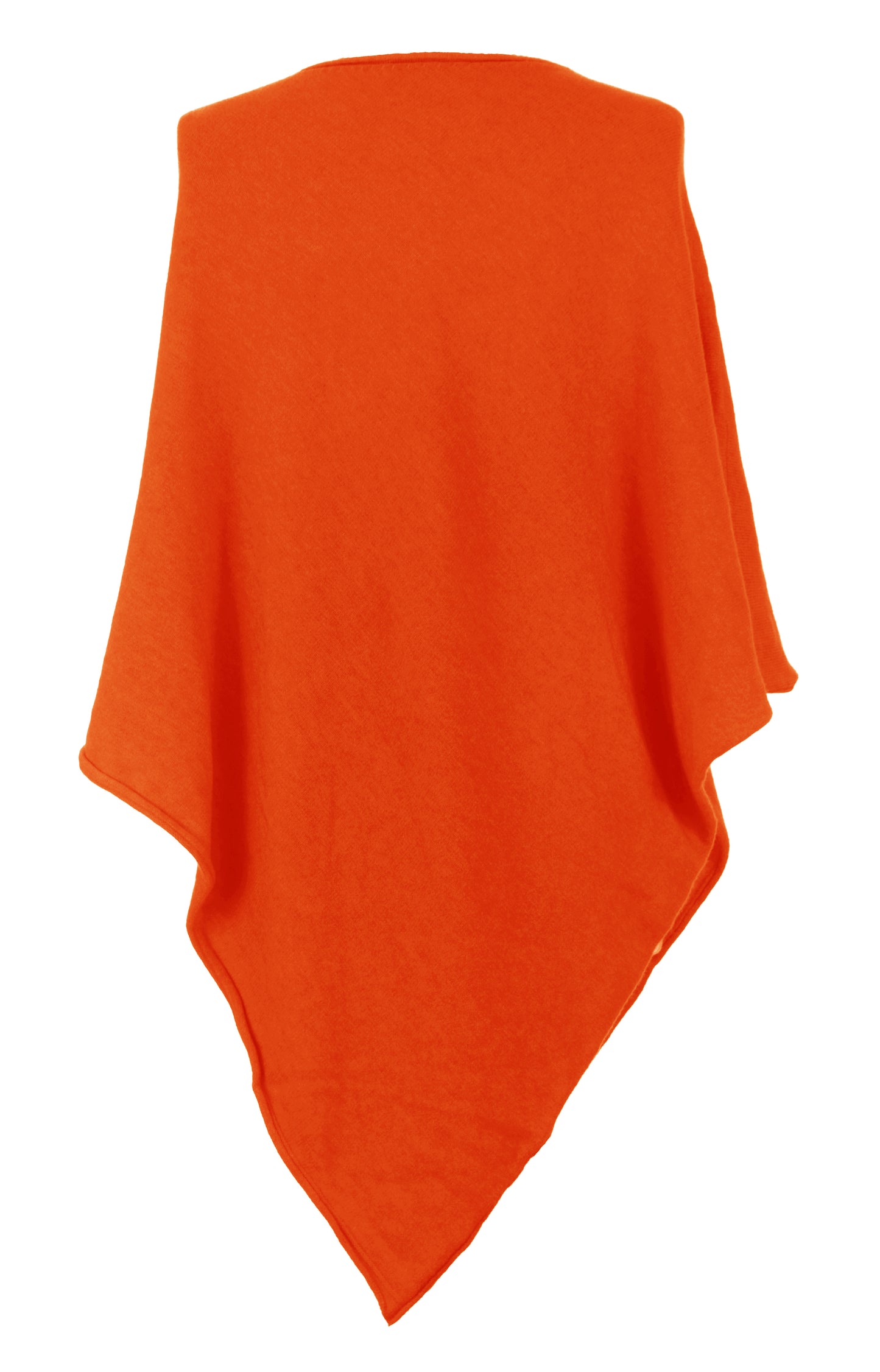 Asymmetric Alpaca Wool Poncho