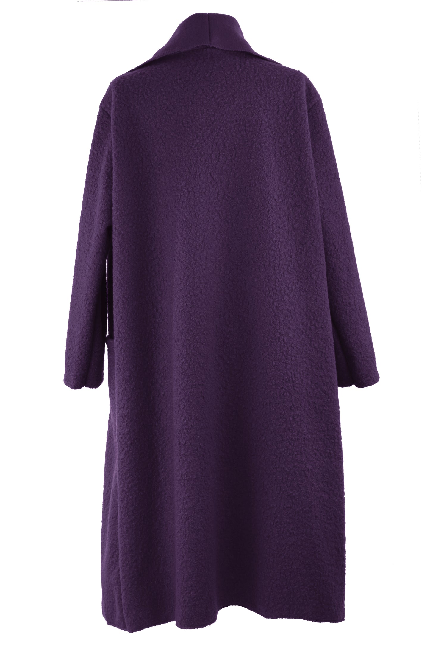 Plain Boucle Coat