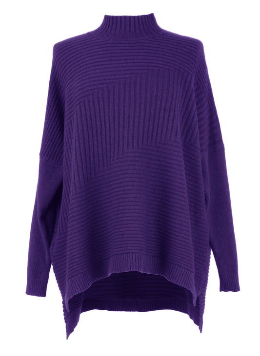 Ribbed Panel Jumper