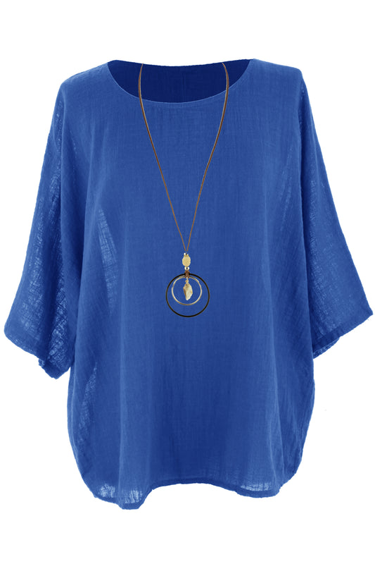 Cotton Necklace Top
