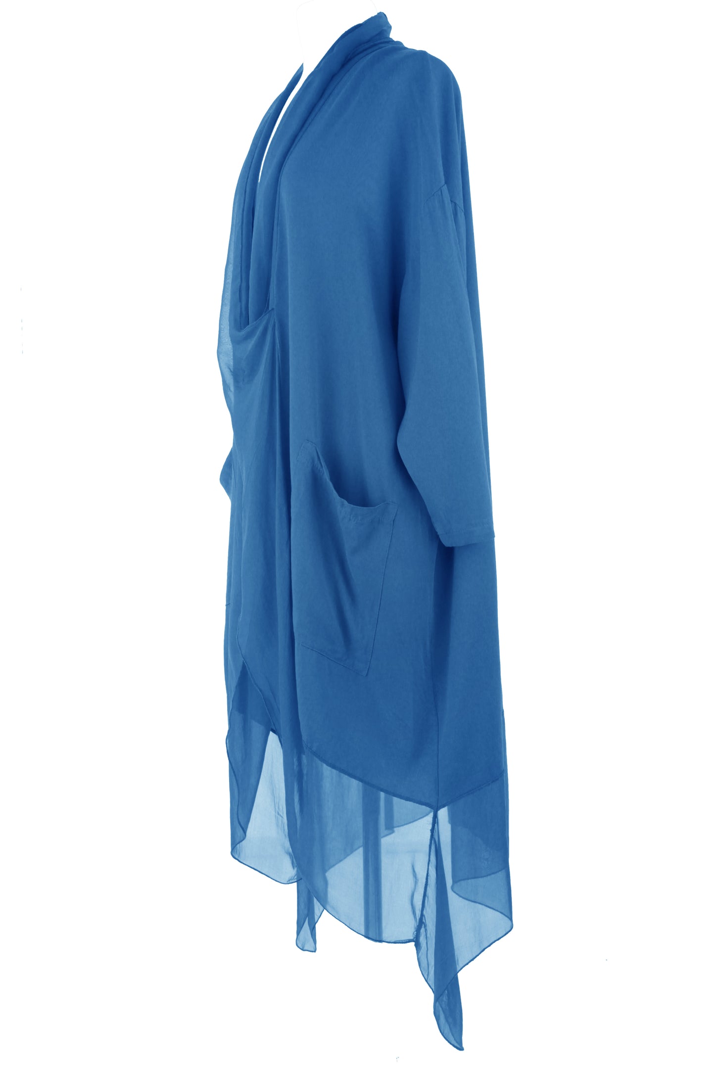 Crossover Silk Panel Tunic