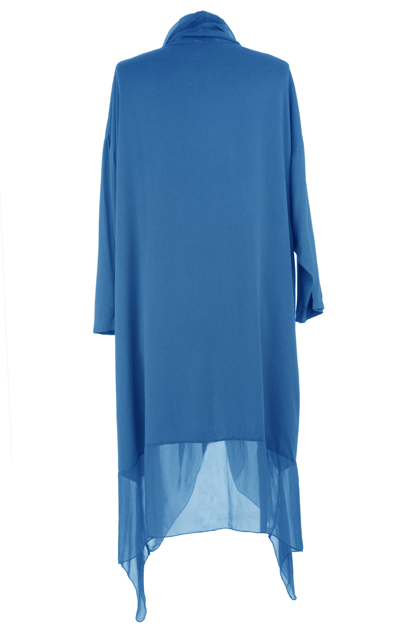 Crossover Silk Panel Tunic