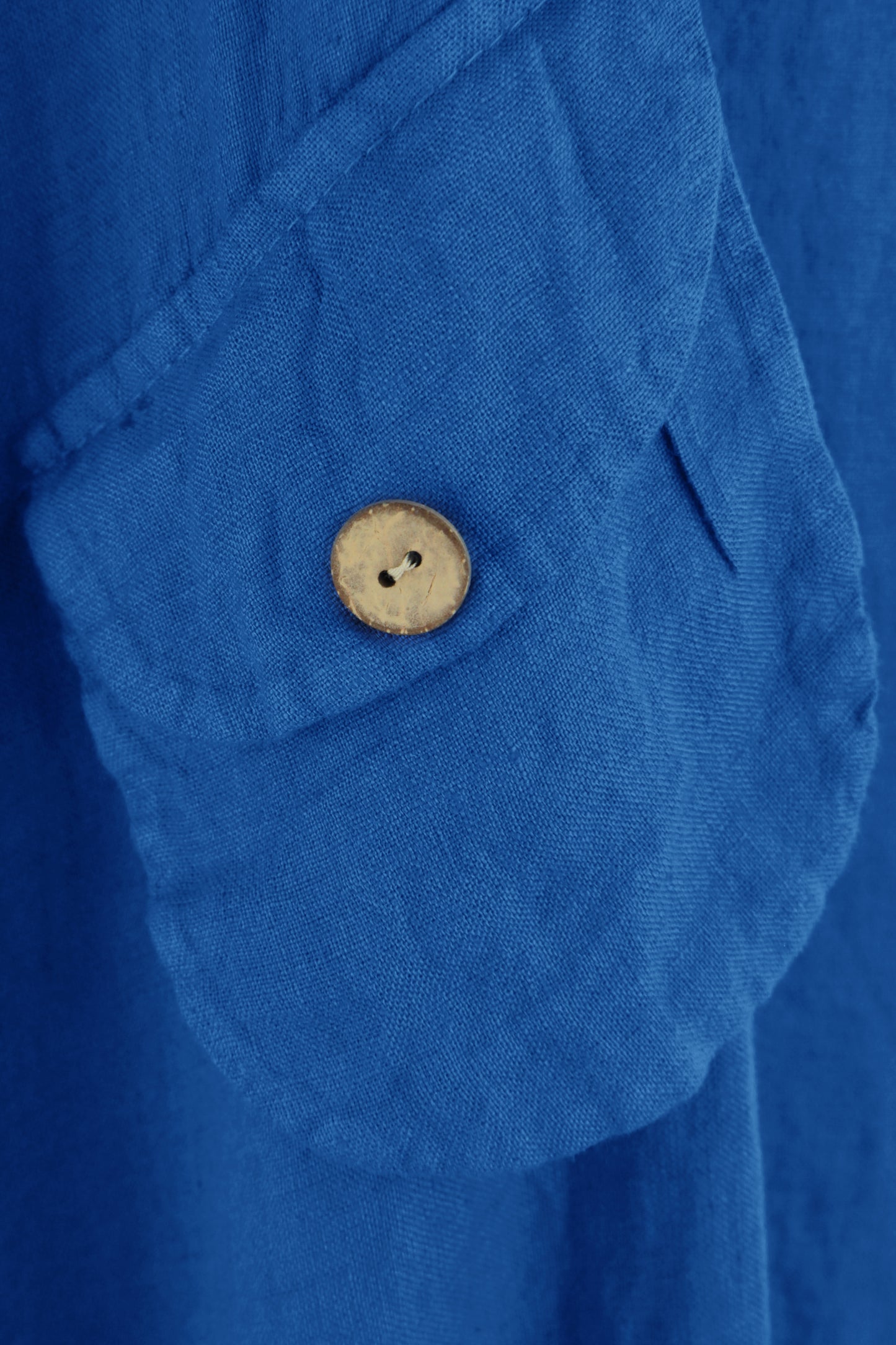 Flap Pocket Linen Jumpsuit
