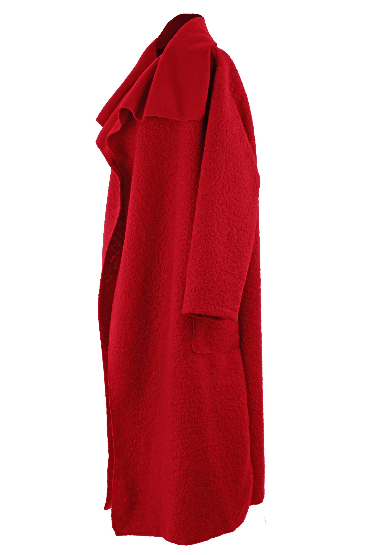 Plain Boucle Coat
