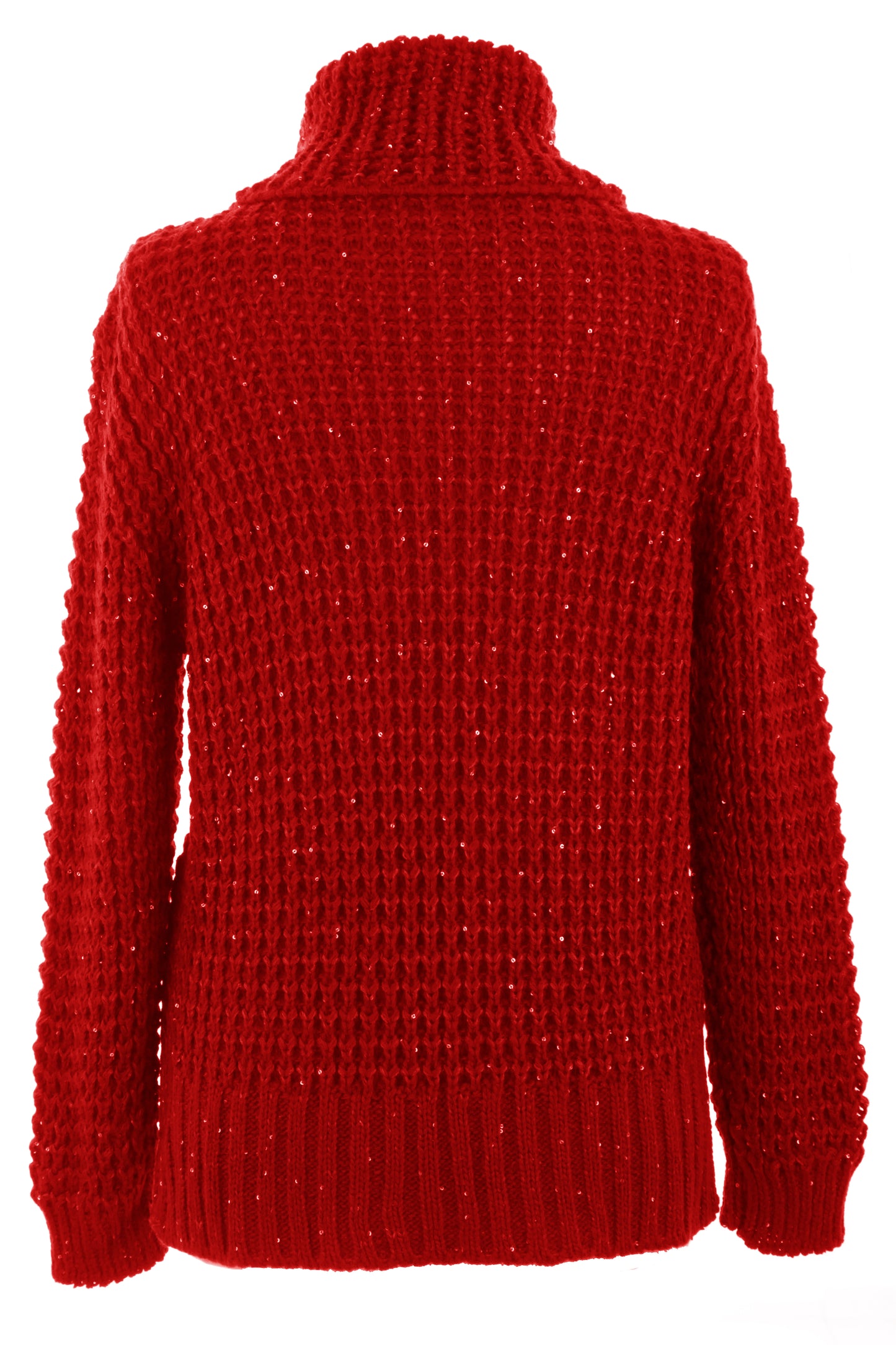 Sequin Detail Waffle Knit Jumper