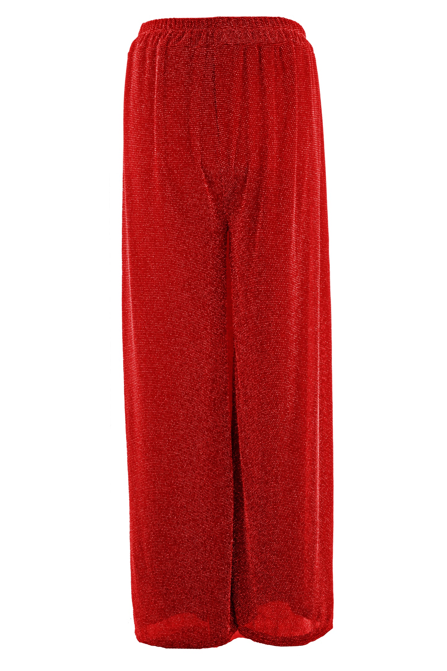 Wide Leg Lurex Trouser